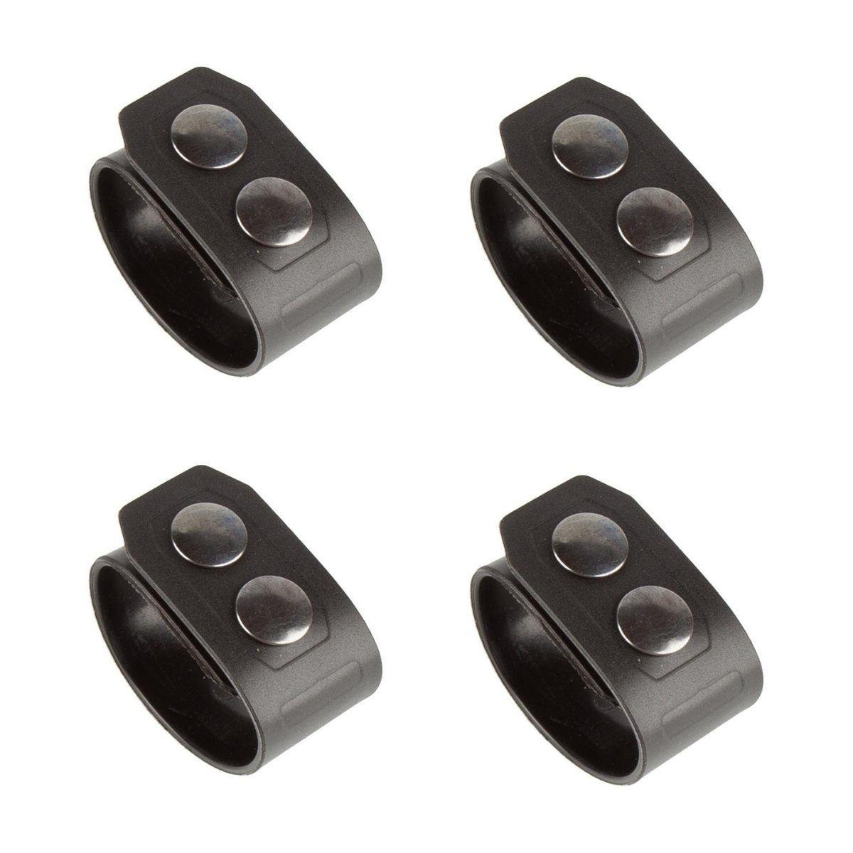 Siyah Plastik Palaska Köprüsü Çıt Çıt 4 Adet