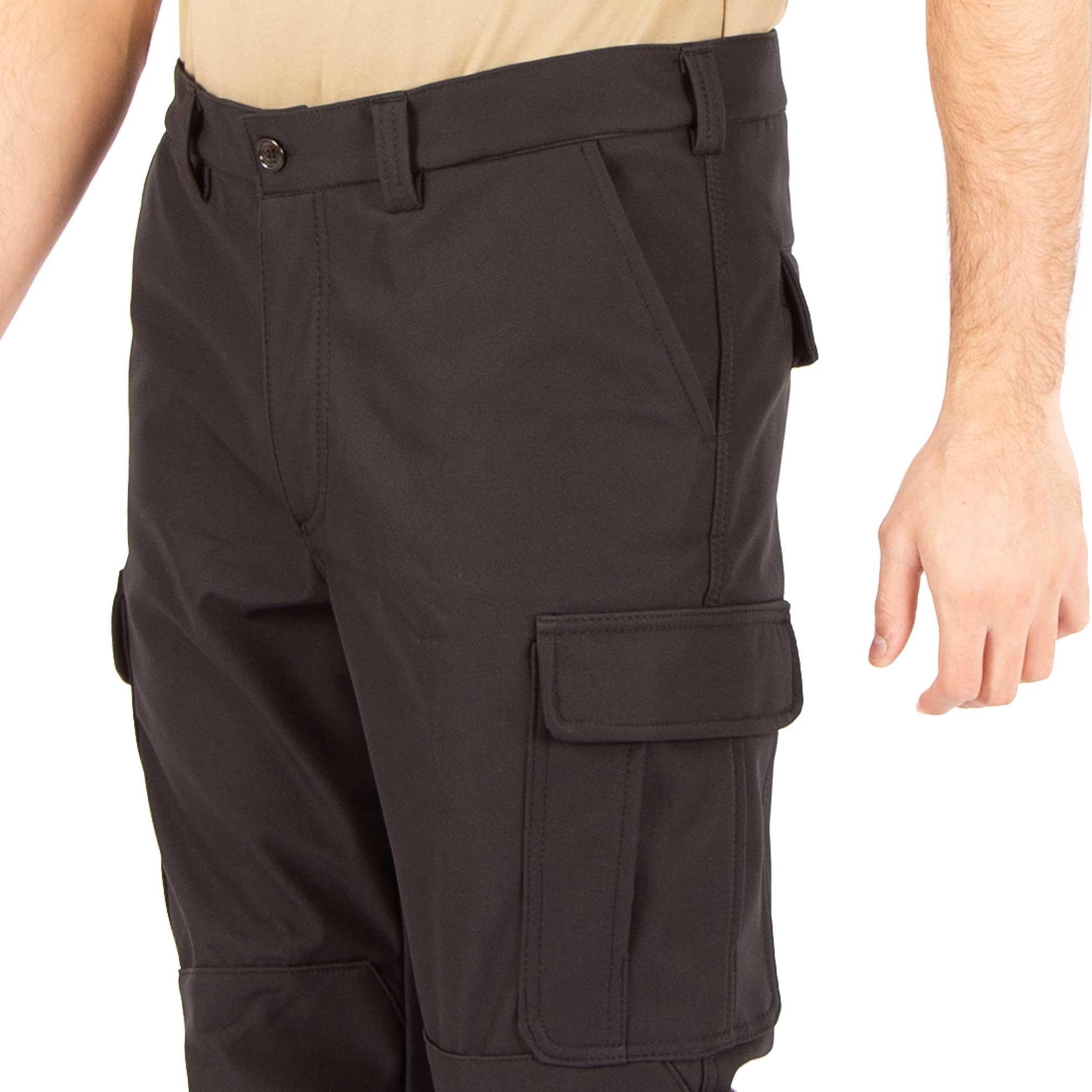 Siyah Rüzgar Geçirmez Softshell Pantolon