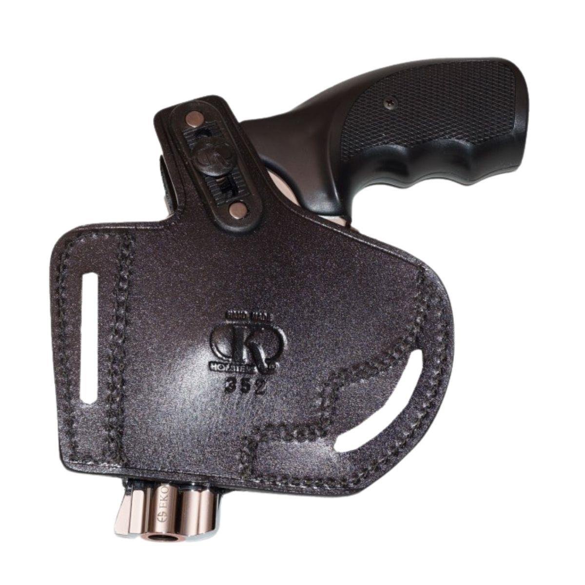 Smith Wesson 38 Calibre Deri Tabanca Kılıfı Siyah Açık