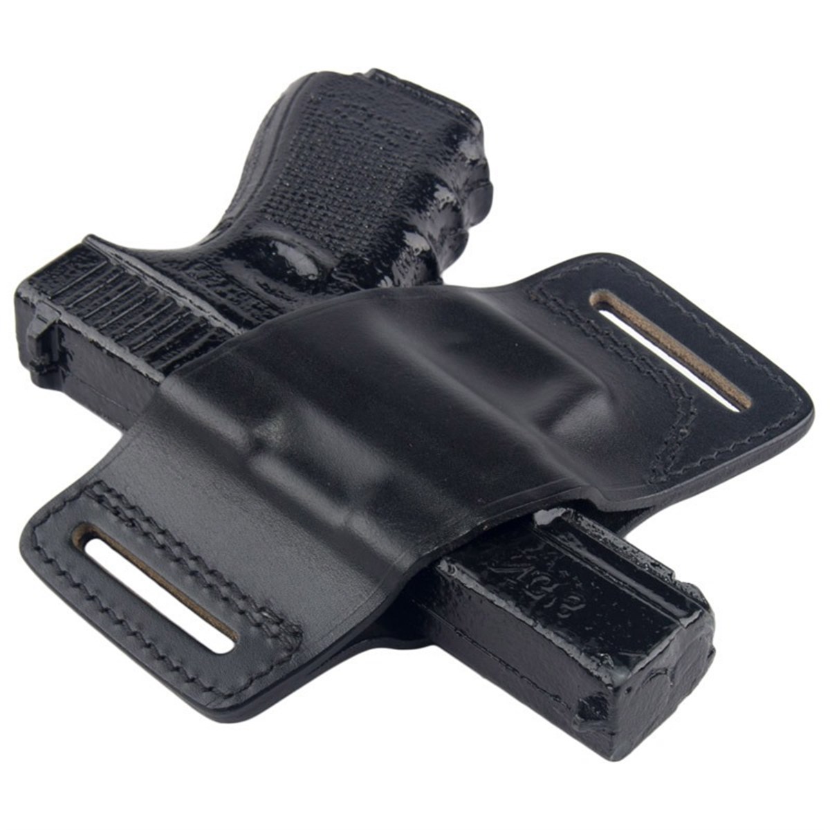 Smith Wesson Deri Silah Kılıfı Yarım Kelebek Atkısız Siyah SOL EL