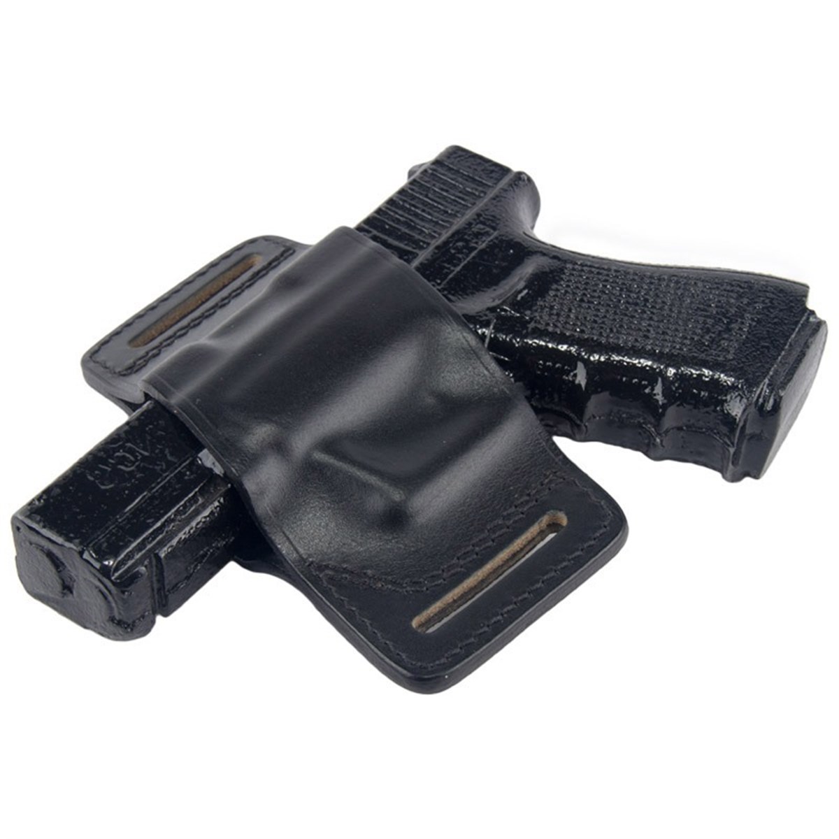 Smith Wesson Deri Silah Kılıfı Yarım Kelebek Atkısız Siyah SOL EL