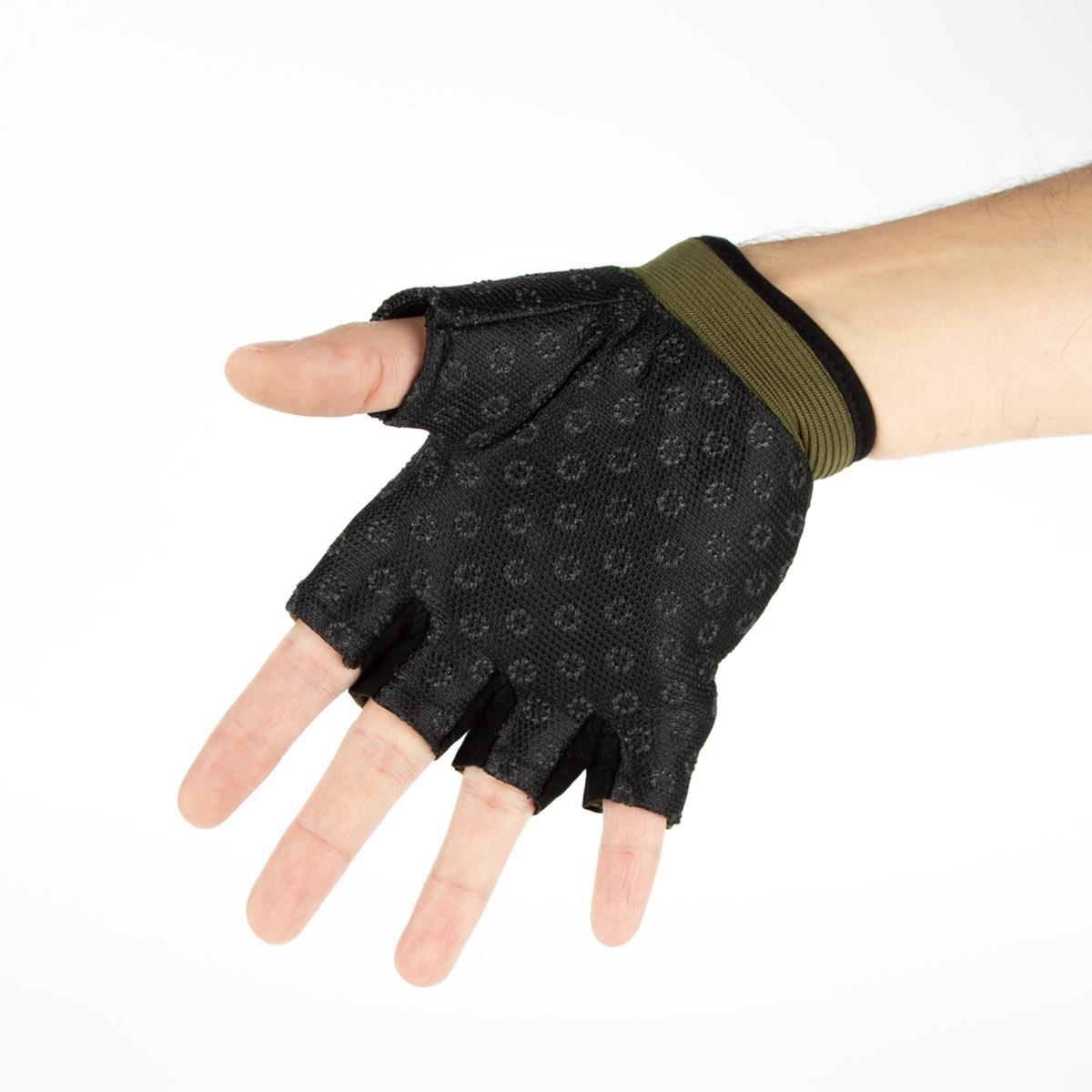 Special Yarım Parmak Taktik Atış Eldiveni Haki