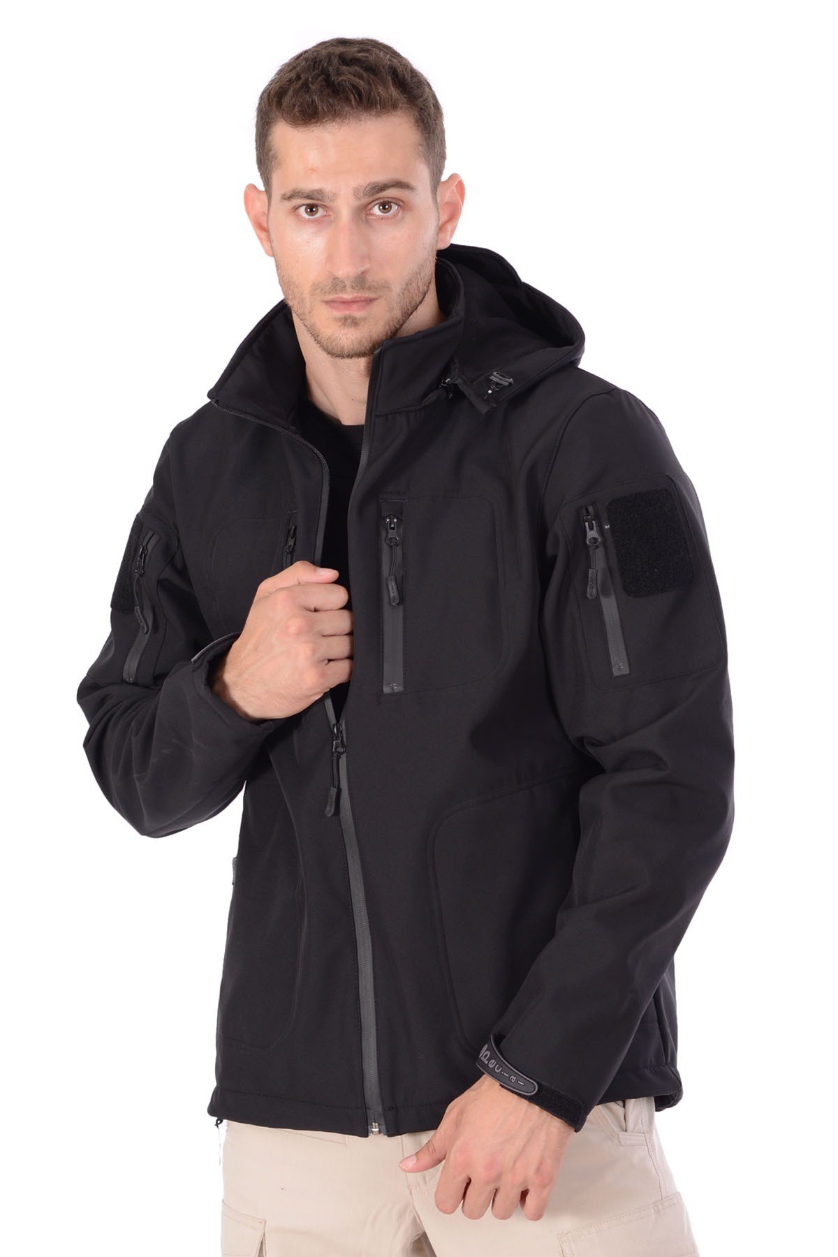 Taktikal Siyah Softshell Mont 5.11 Modeli