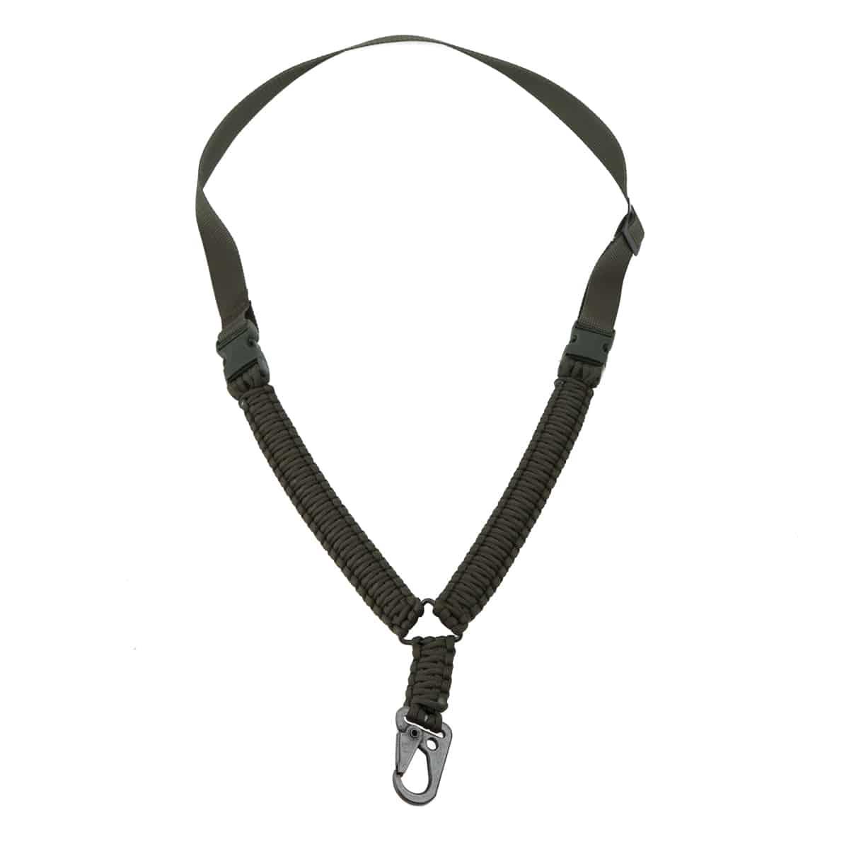 Tek Nokta Paracord Tüfek Askı Kayışı-Haki