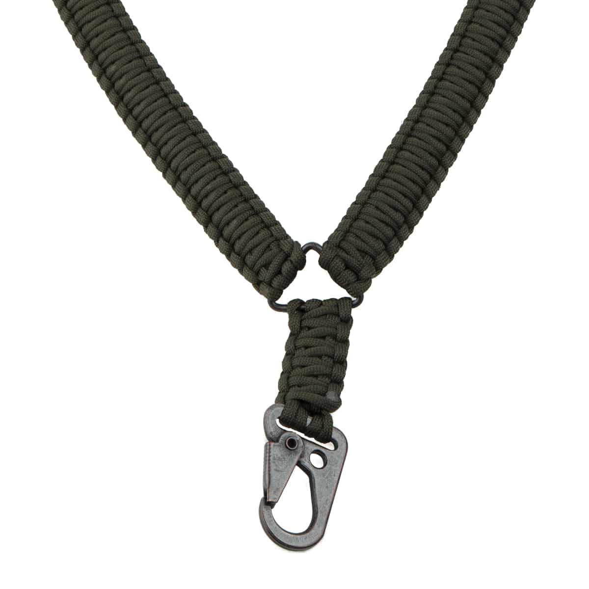 Tek Nokta Paracord Tüfek Askı Kayışı-Haki