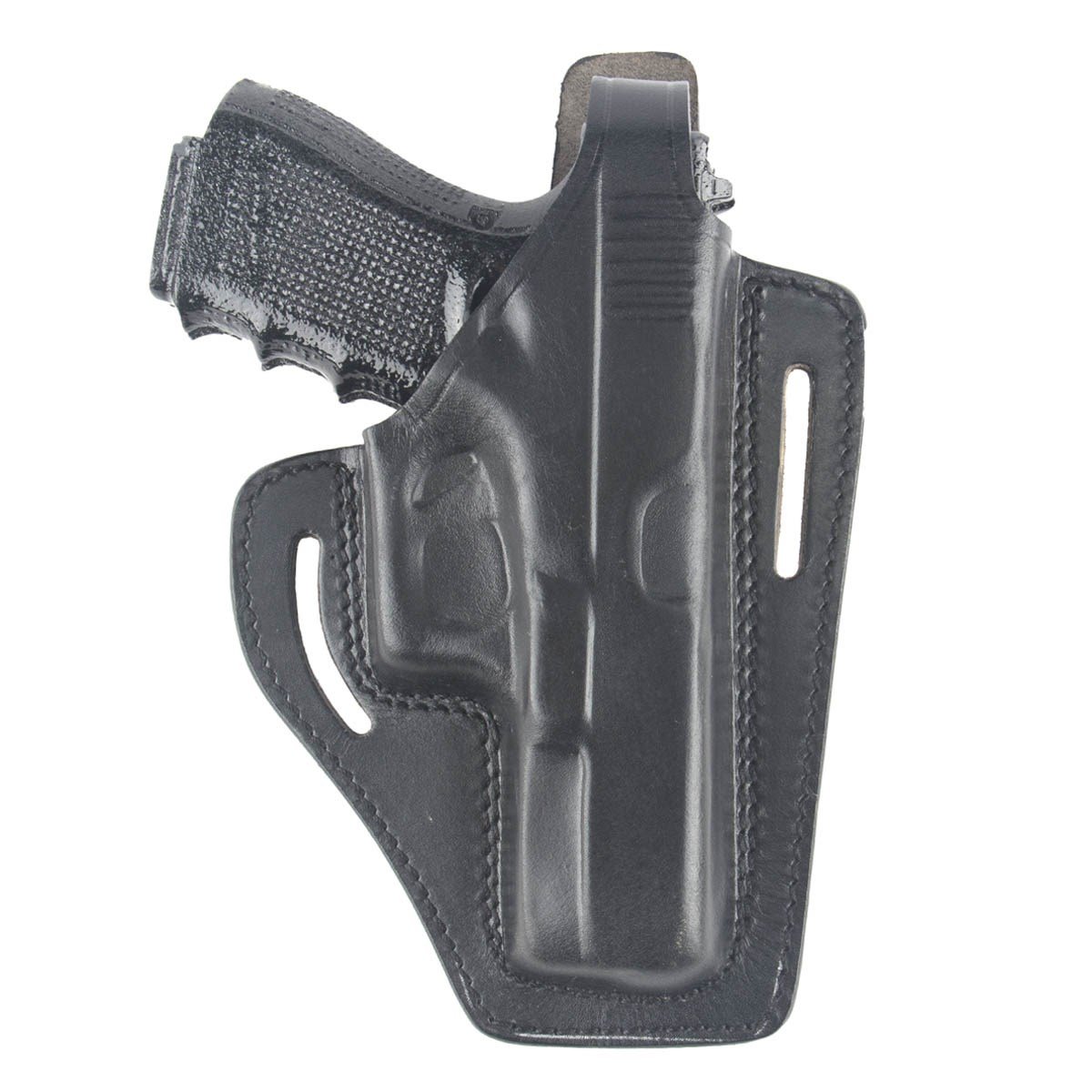 Tisaş Zig14 Deri Silah Kılıfı Siyah Baskılı Kapalı