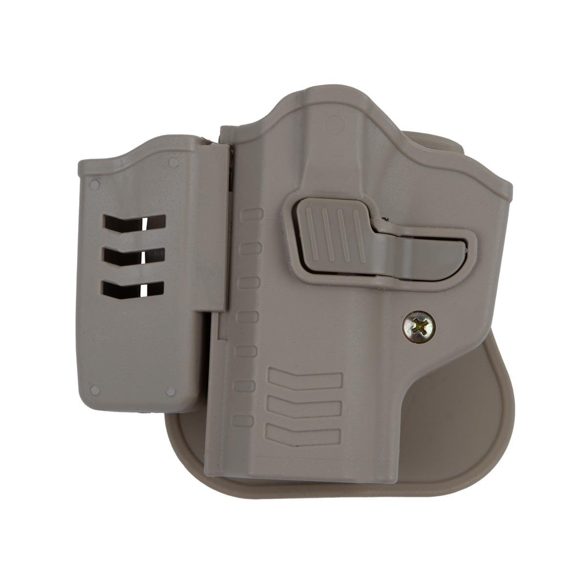 To Gun Holster 14'lü Browning Tabanca Kılıfı Önü Şarjörlüklü Çöl Rengi SOL EL