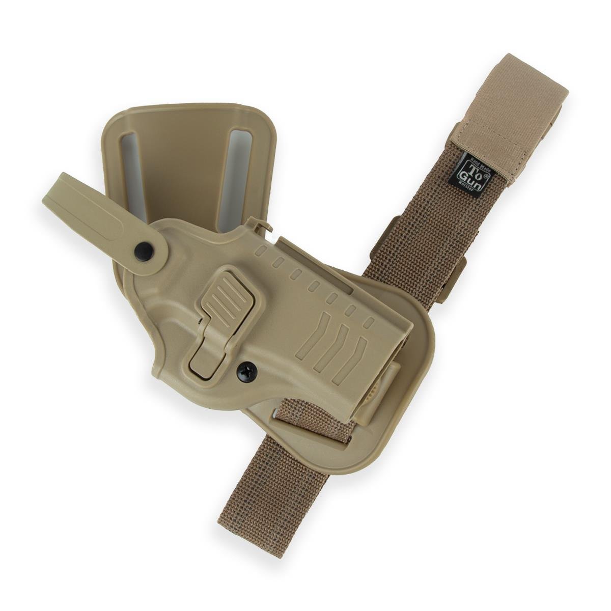 To Gun Holster Canik55 TP9 Mete Serisi Alçak Taşıma Tabanca Kılıfı Seviye 2 Çöl Rengi SAĞ EL