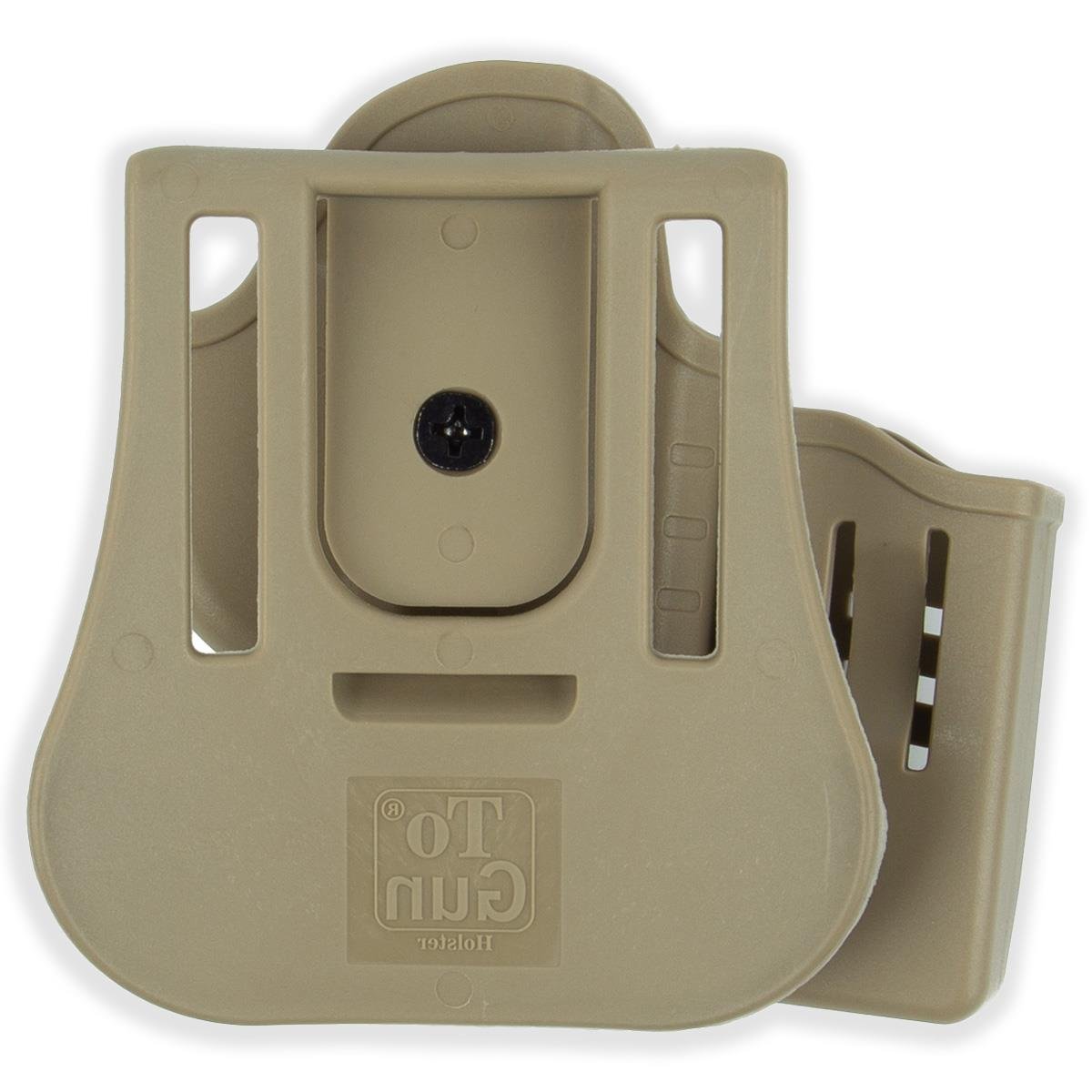 To Gun Holster Canik55 TP9 Mete Serisi Tabanca Kılıfı Önü Şarjörlüklü Çöl Rengi SOL EL