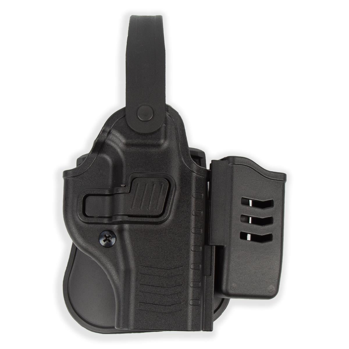 To Gun Holster Girsan MC 28 Tabanca Kılıfı Seviye 2 Önü Şarjörlüklü Siyah SAĞ EL