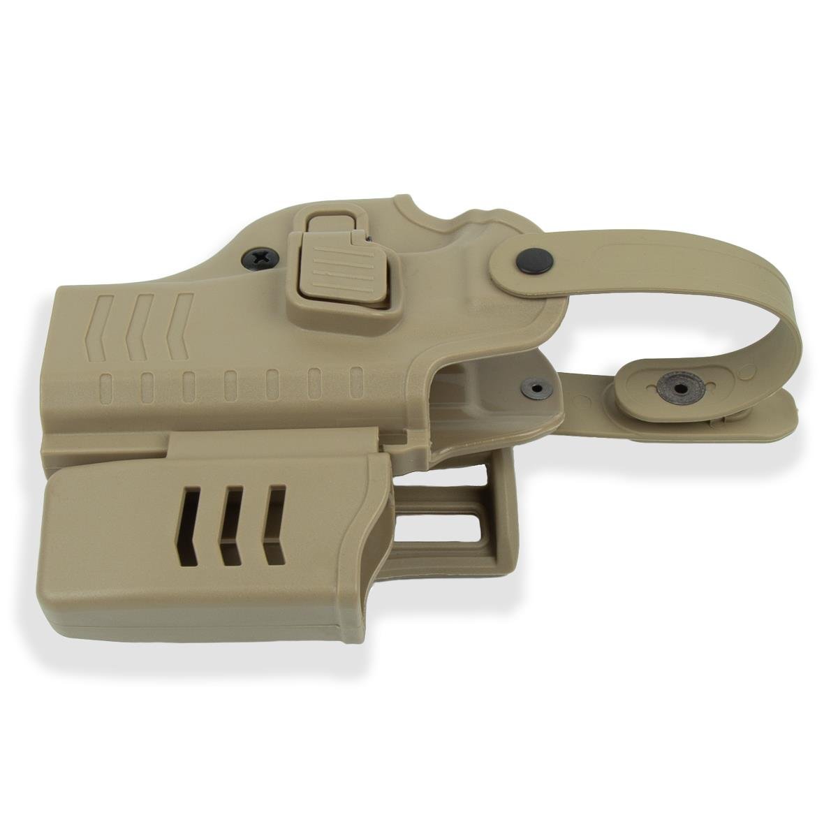 To Gun Holster Girsan MC 28 Tabanca Kılıfı Seviye 2 Önü Şarjörlüklü Çöl Rengi SAĞ EL