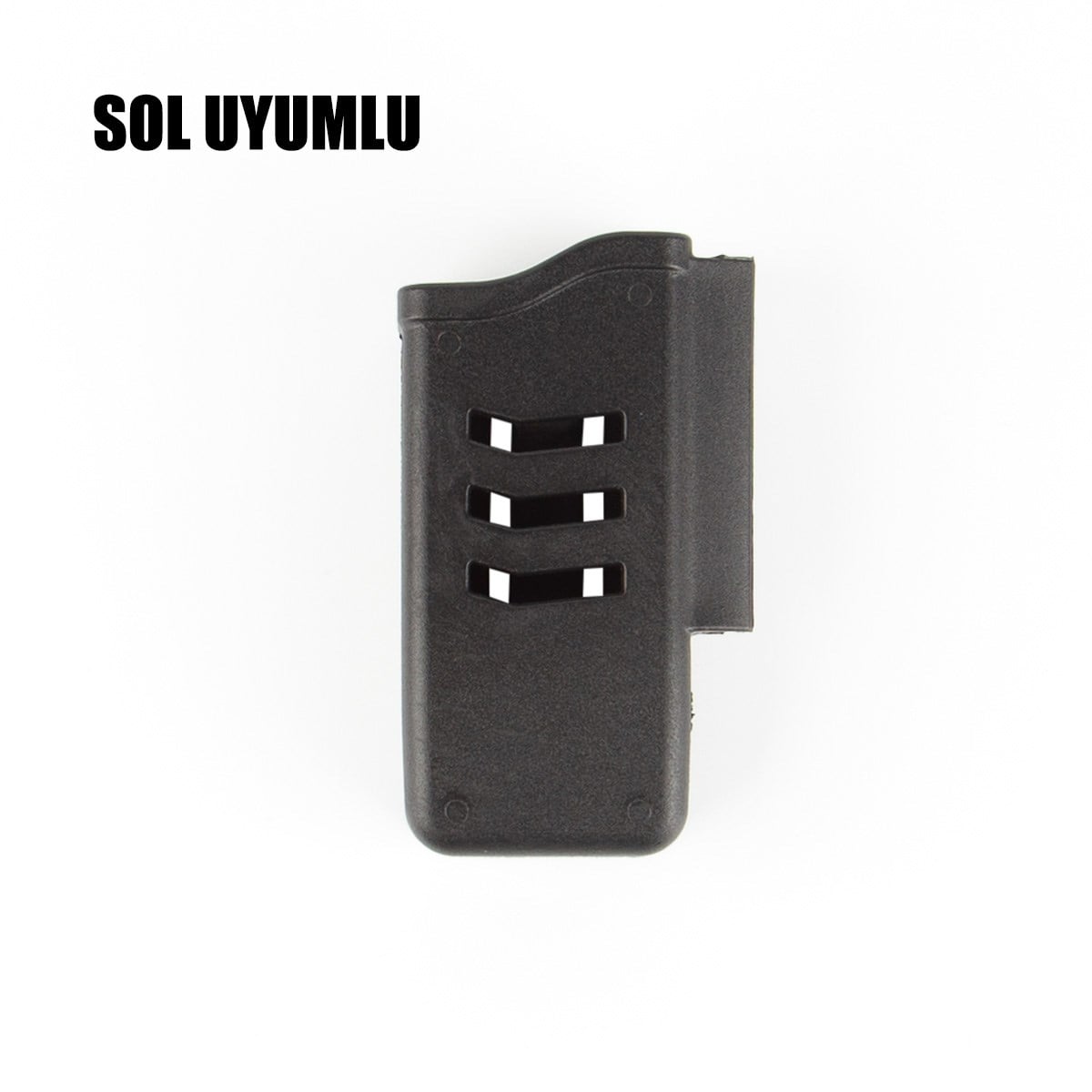 To Gun Holster Kılıflara Uyumlu Geçmeli Şarjörlük Solak Kılıflar İçin Siyah