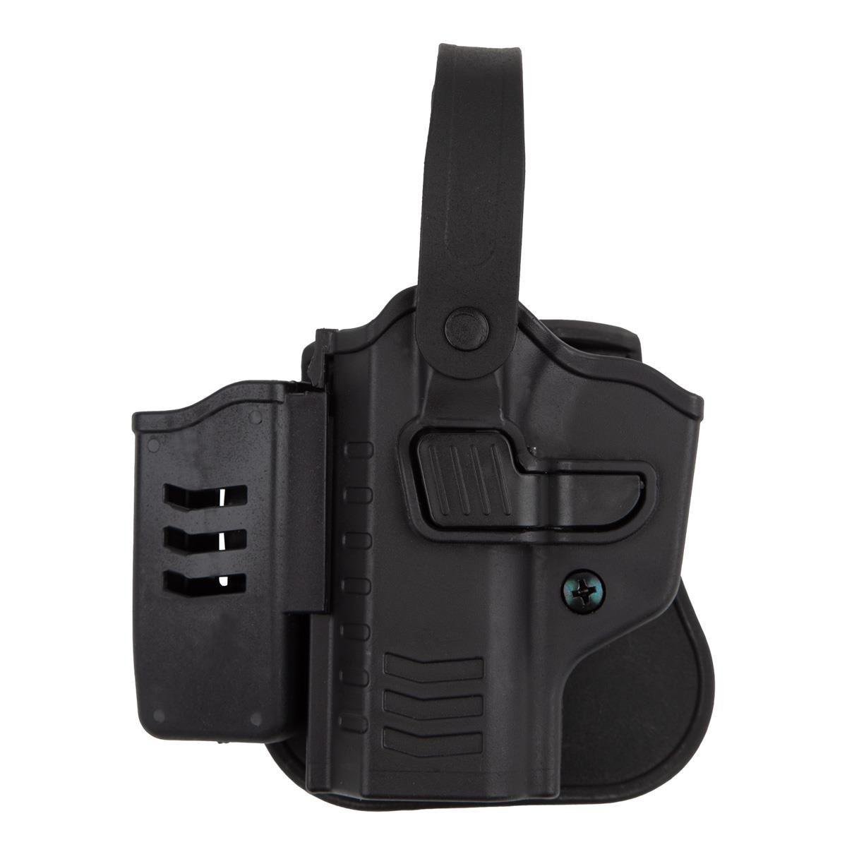 To Gun Holster Sarsılmaz K2 9MM Tabanca Kılıfı Seviye 2 Önü Şarjörlüklü Siyah SOL EL