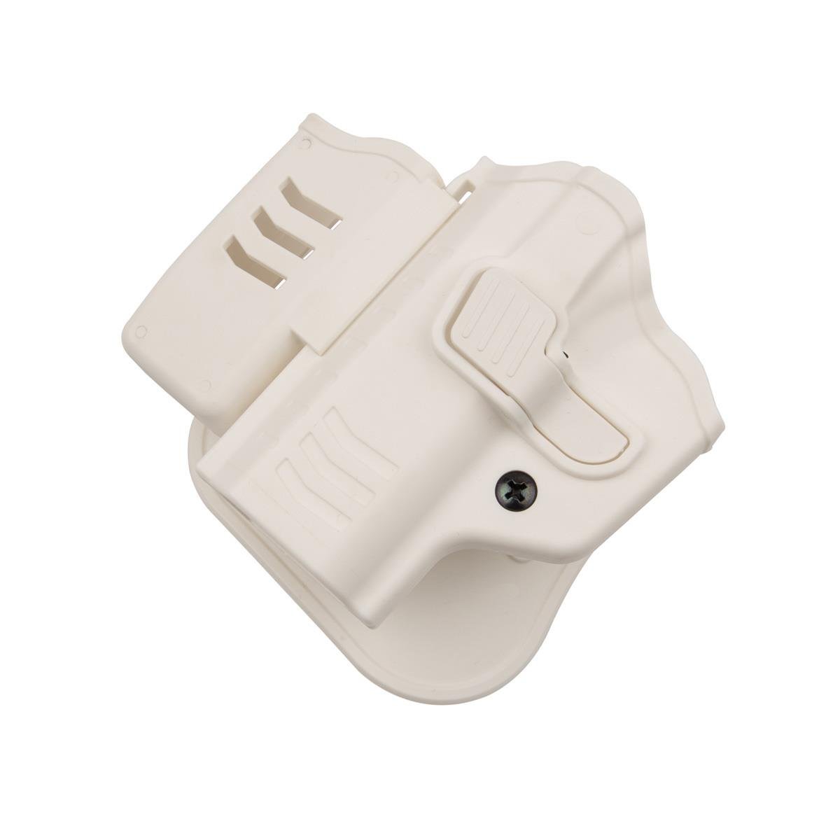 To Gun Holster Sarsılmaz K2 9MM Tabanca Kılıfı Önü Şarjörlüklü Beyaz Sol El