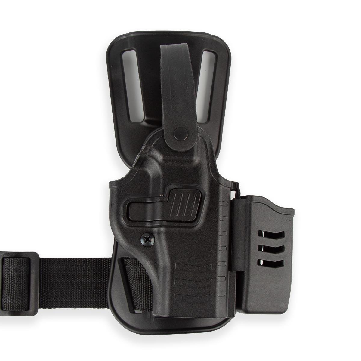 To Gun Holster Tisaş Zigana Serisi Şarjörlüklü Alçak Taşıma Tabanca Kılıfı Seviye 2 Siyah SAĞ EL