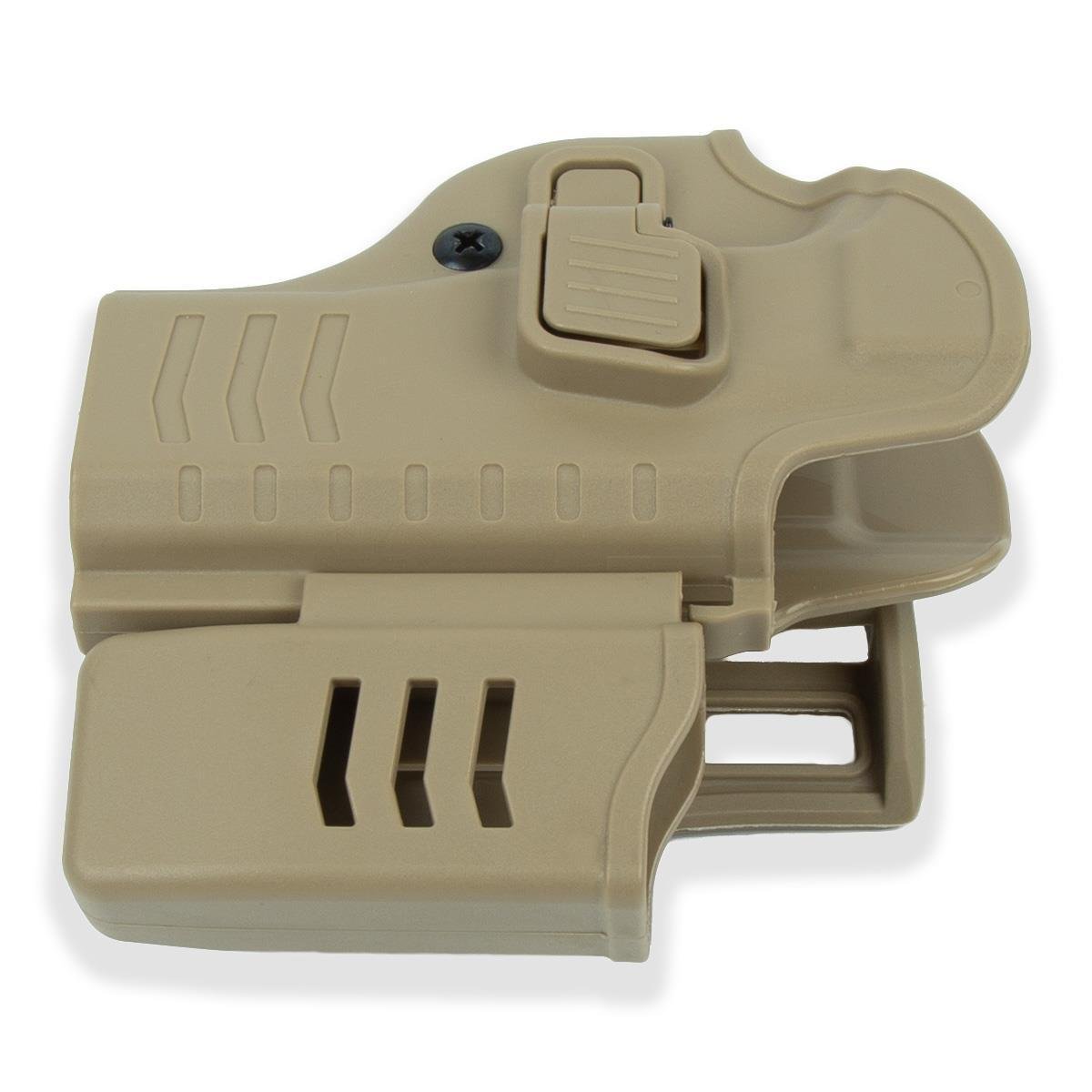 To Gun Holster Tisaş Zigana Sport Tabanca Kılıfı Önü Şarjörlüklü Çöl Rengi SAĞ EL