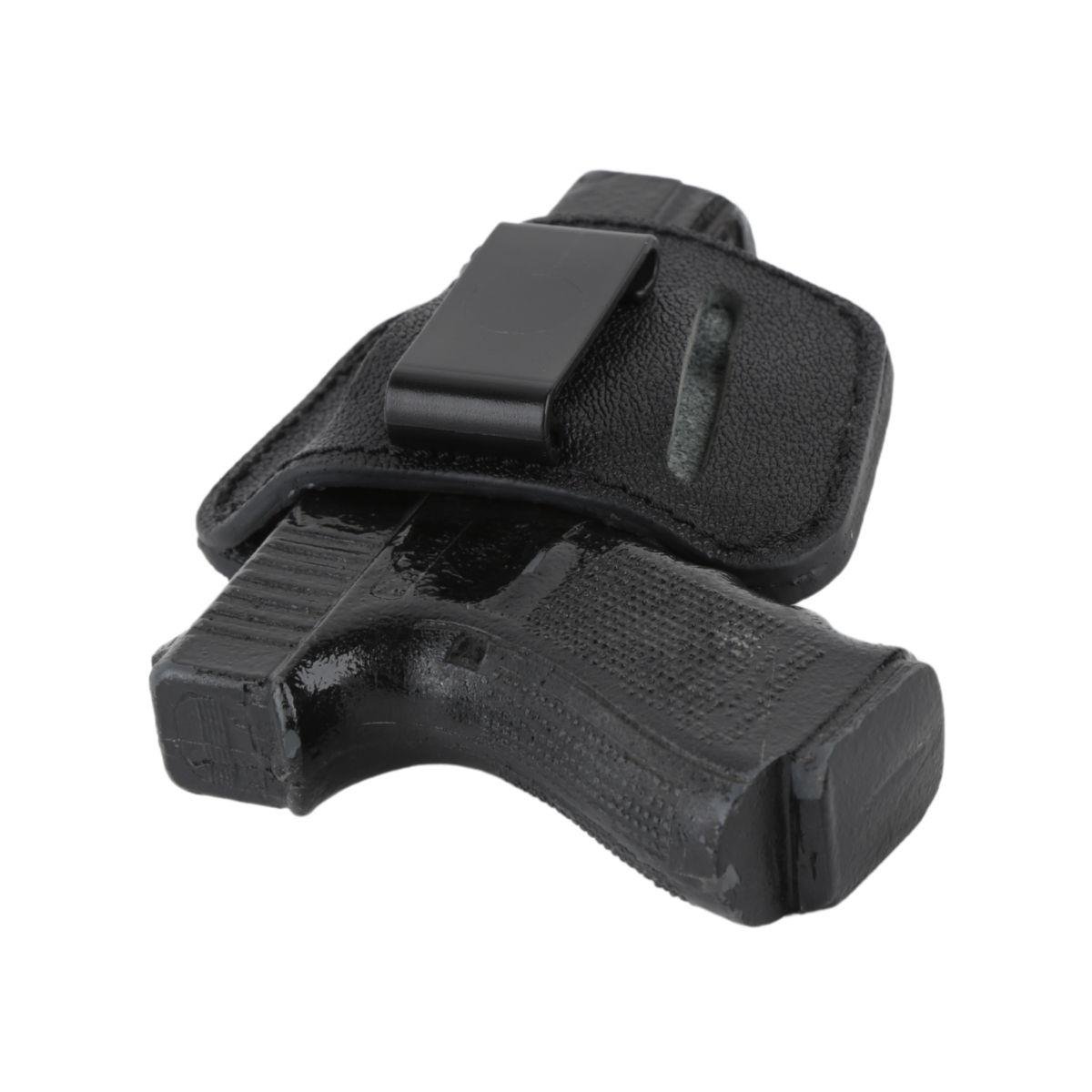 To Gun Holster Universal İç-Dış Kase Deri Tabanca Kılıfı Siyah