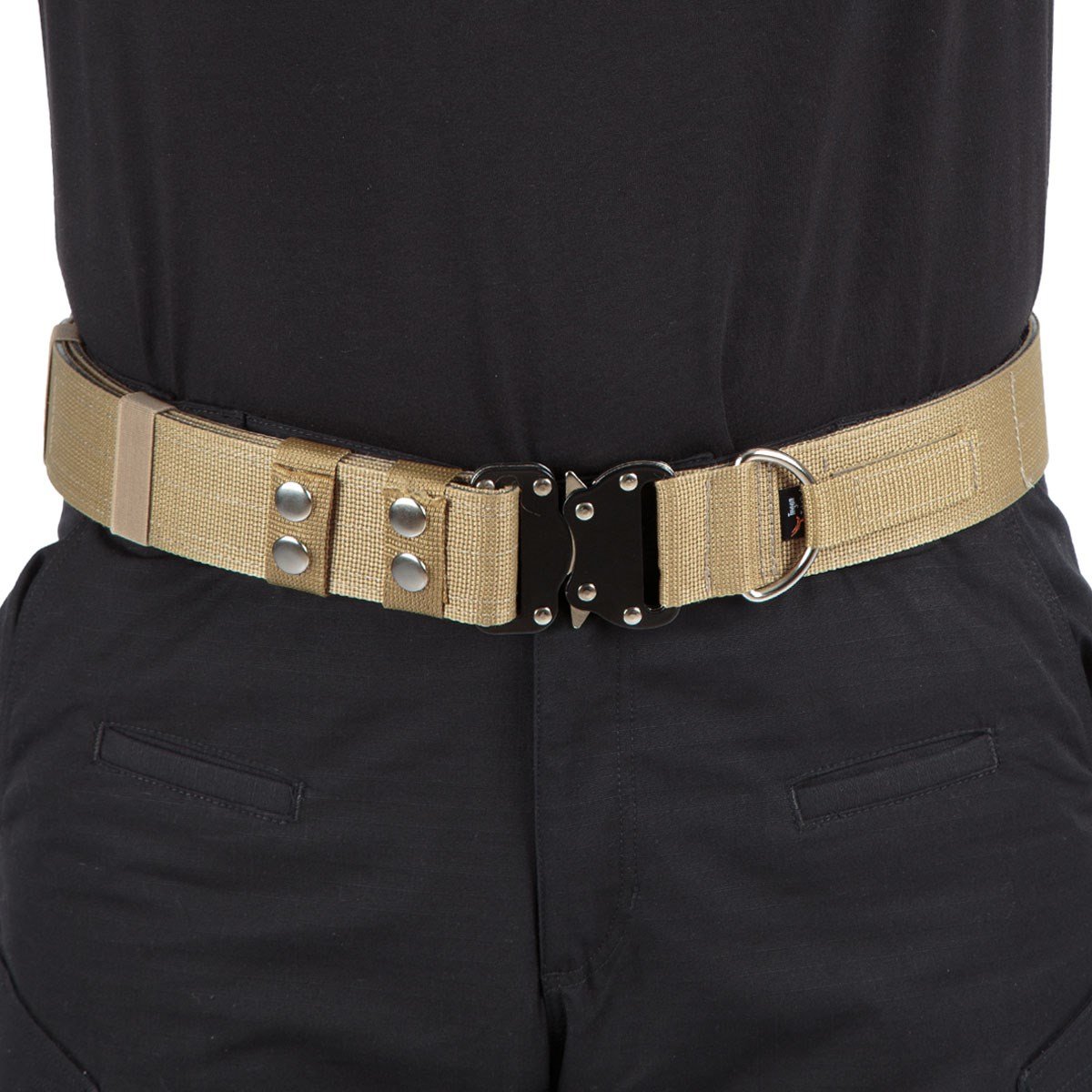 Tugan Çelik Tokalı Taktik Bükülmez Palaska-Çöl Rengi