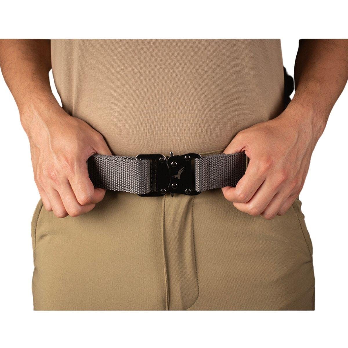 Tugan Güçlendirilmiş Taktik Kemer Palaska Gri