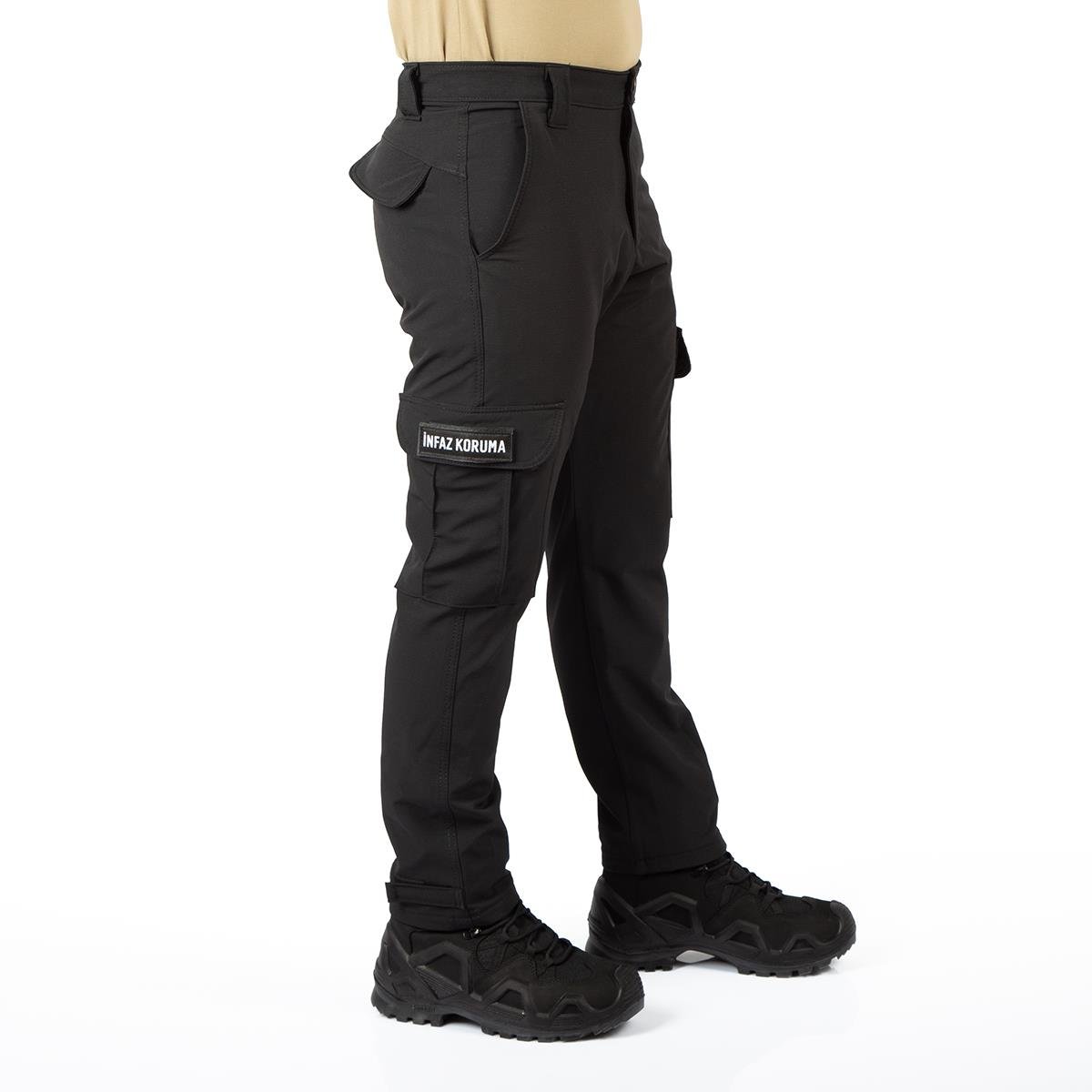 Tugan Taktikal Trekking İnfaz Koruma Pantolonu Siyah