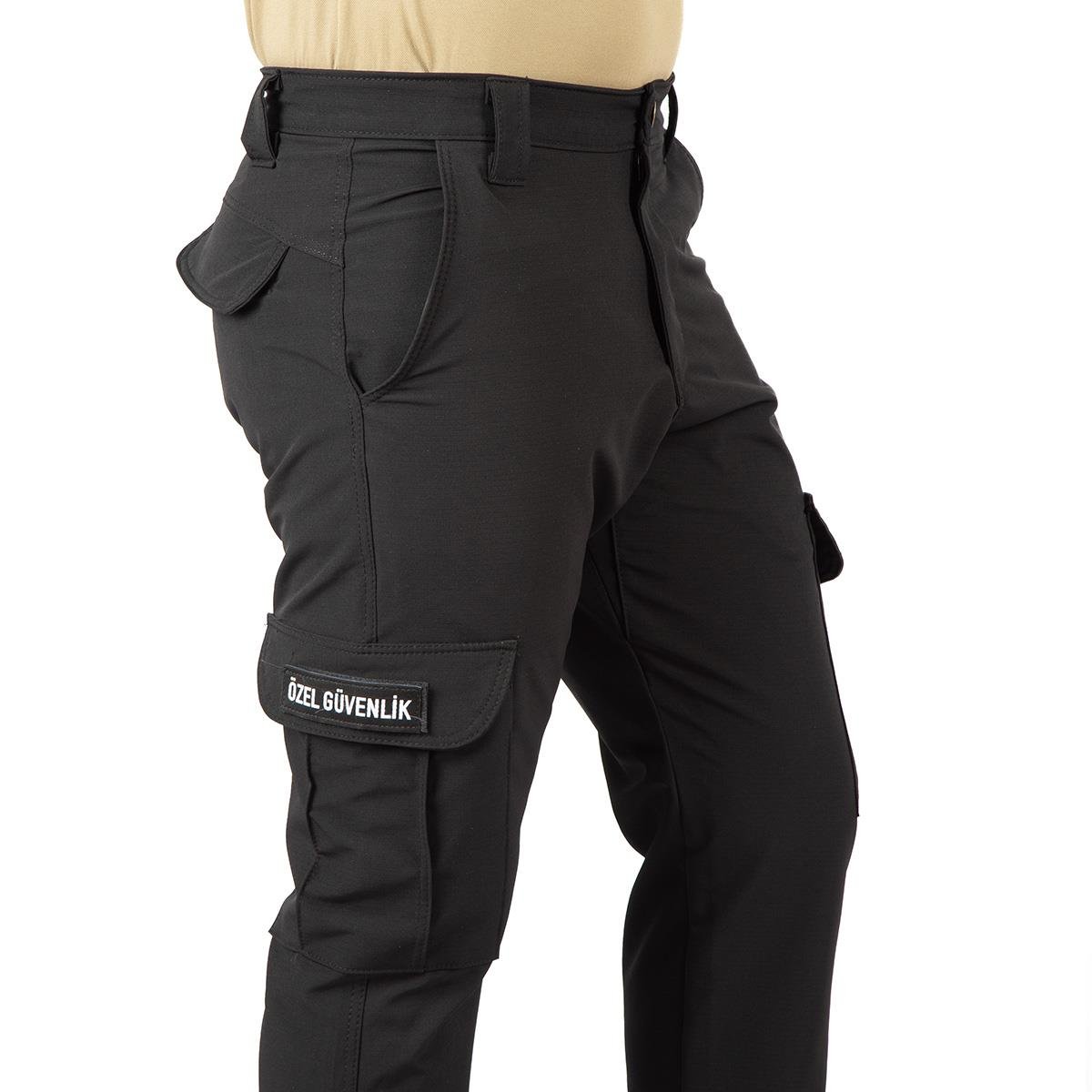 Tugan Taktikal Trekking Özel Güvenlik Pantolonu Siyah