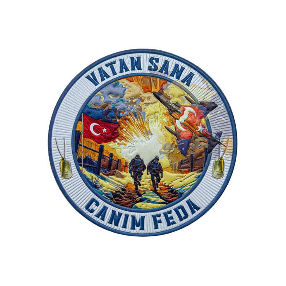 Vatan Sana Canım Feda Patch 3D