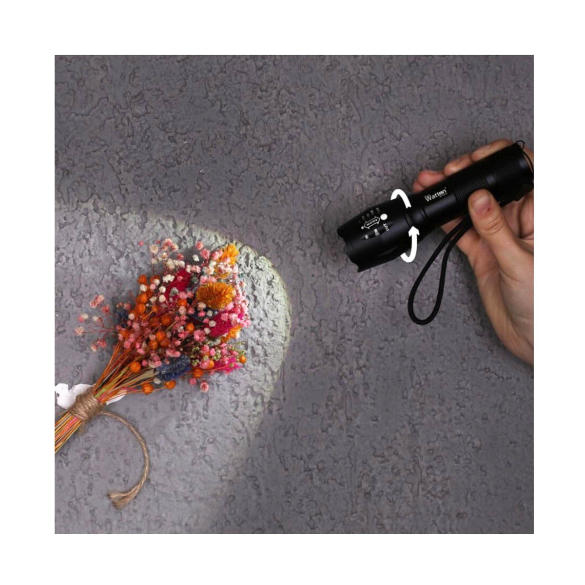 Watton Ultra Güçlü Şarjlı El Feneri 500 Metreye Kadar WT-023