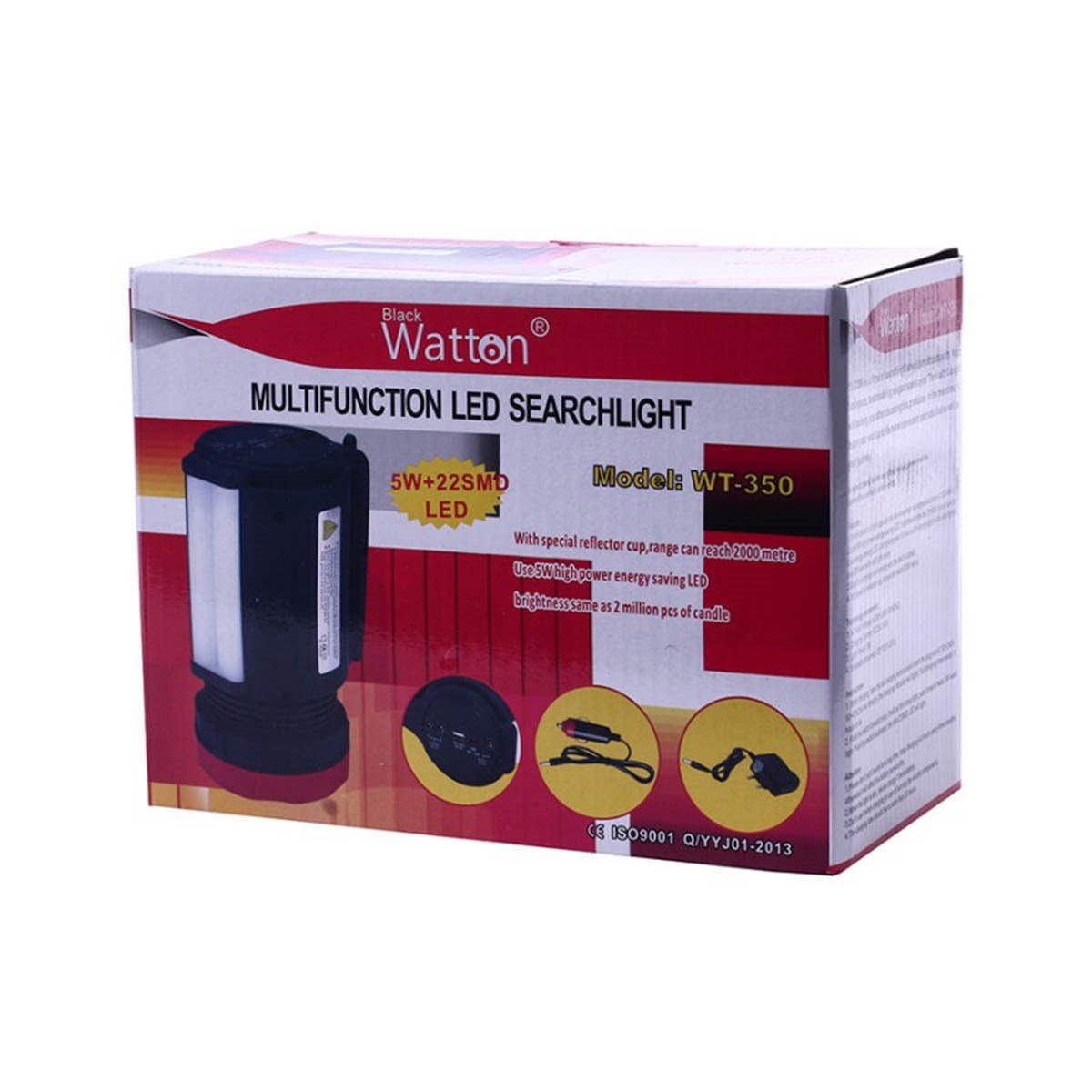 Watton WT-350 Çift Yönlü Büyük Şarjlı El Feneri Projektör