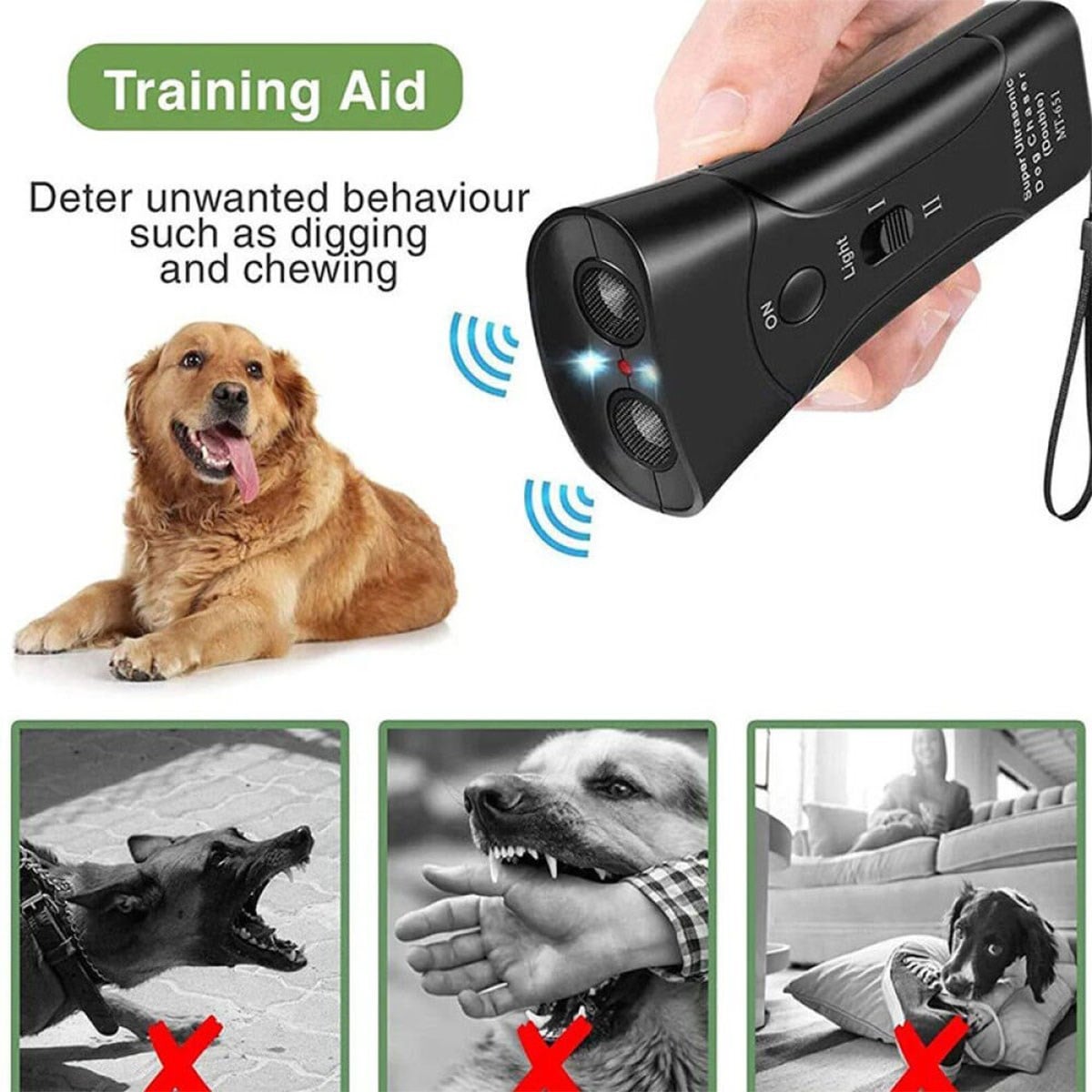 Wison Ultrasonik Köpek Kovucu ve Eğitim Cihazı