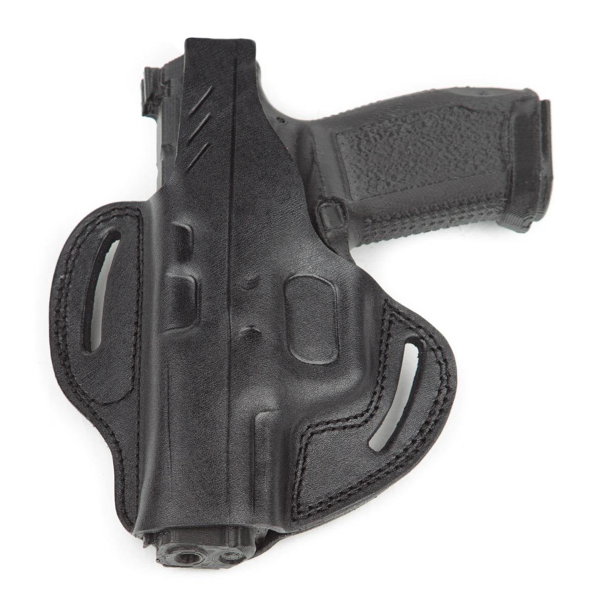 Wolf Holster Sarsılmaz SAR9 Deri Tabanca Kılıfı Tam Kelebek Sol El Siyah