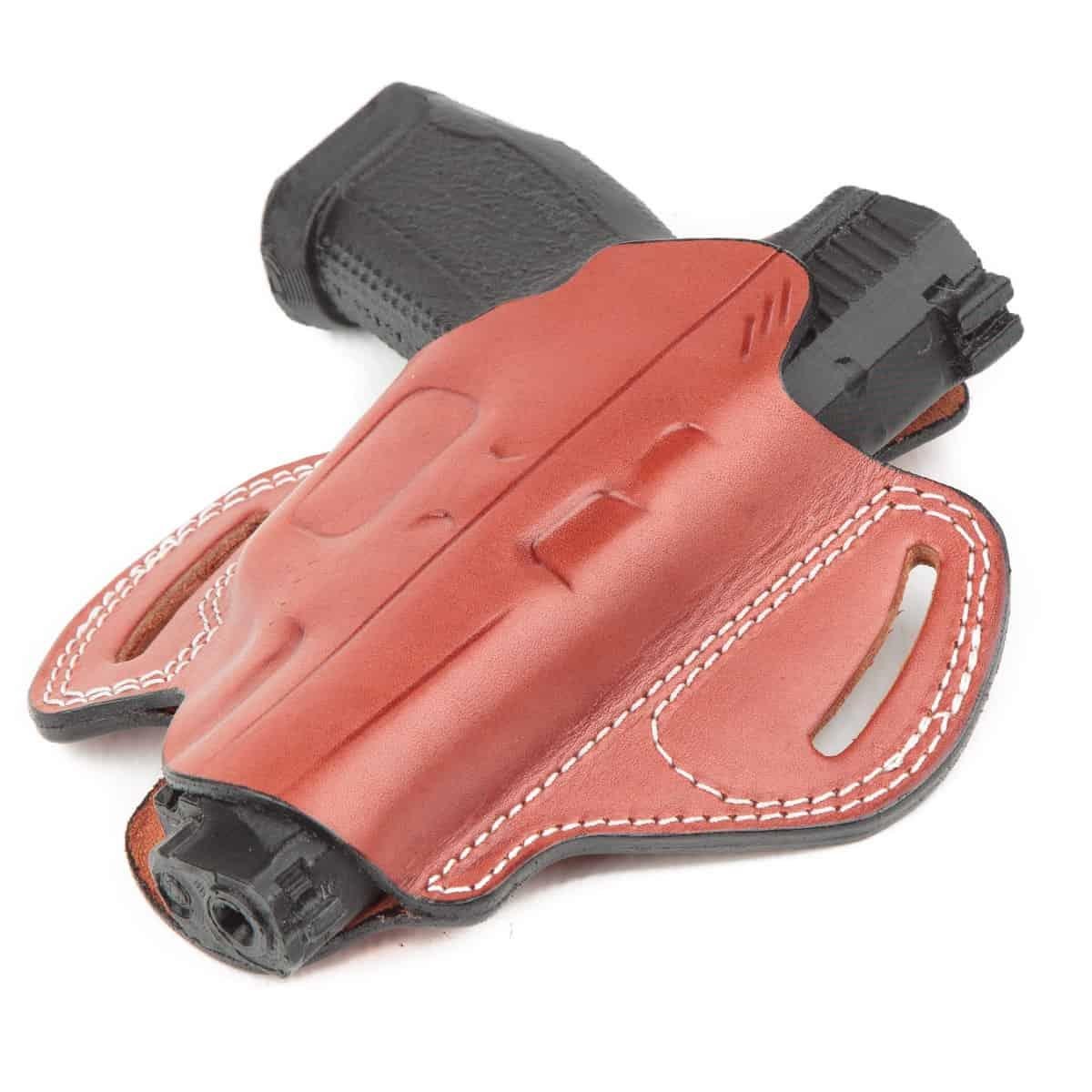 Wolf Holster Universal Deri Tabanca Kılıfı Tam Kelebek Atkısız Taba