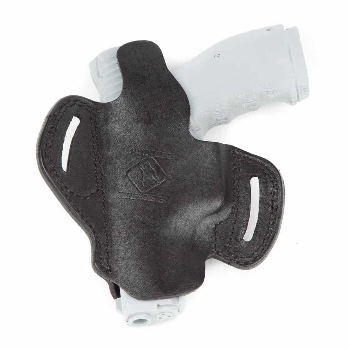 Wolf Holster Universal Deri Tabanca Kılıfı Tam Kelebek Atkısız Siyah