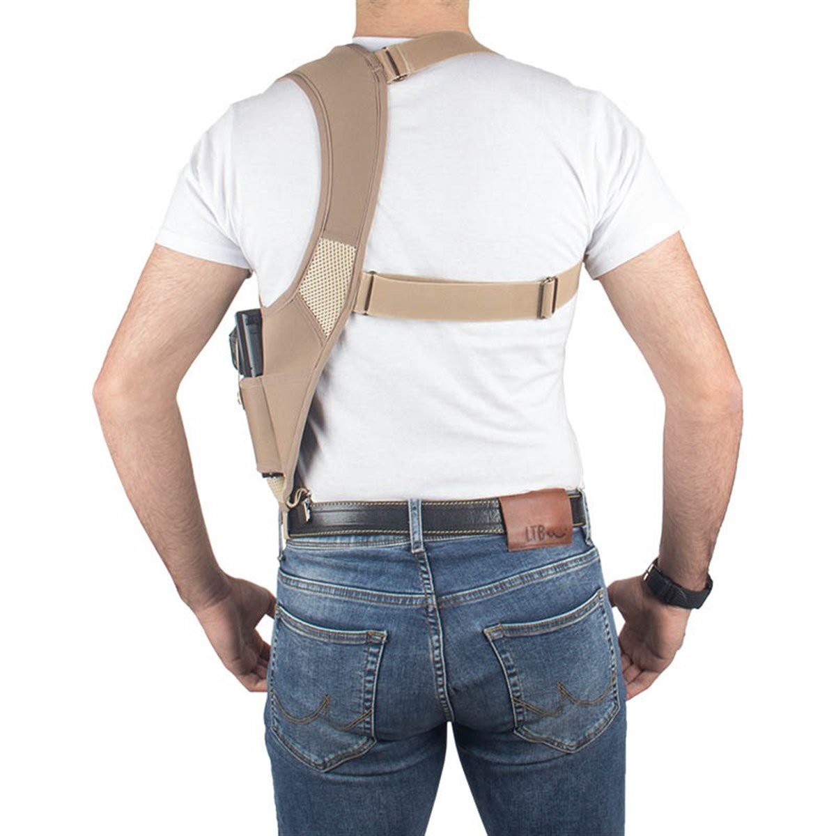 Zeytin Dalı Koltukaltı Silah Kılıfı Bej renk