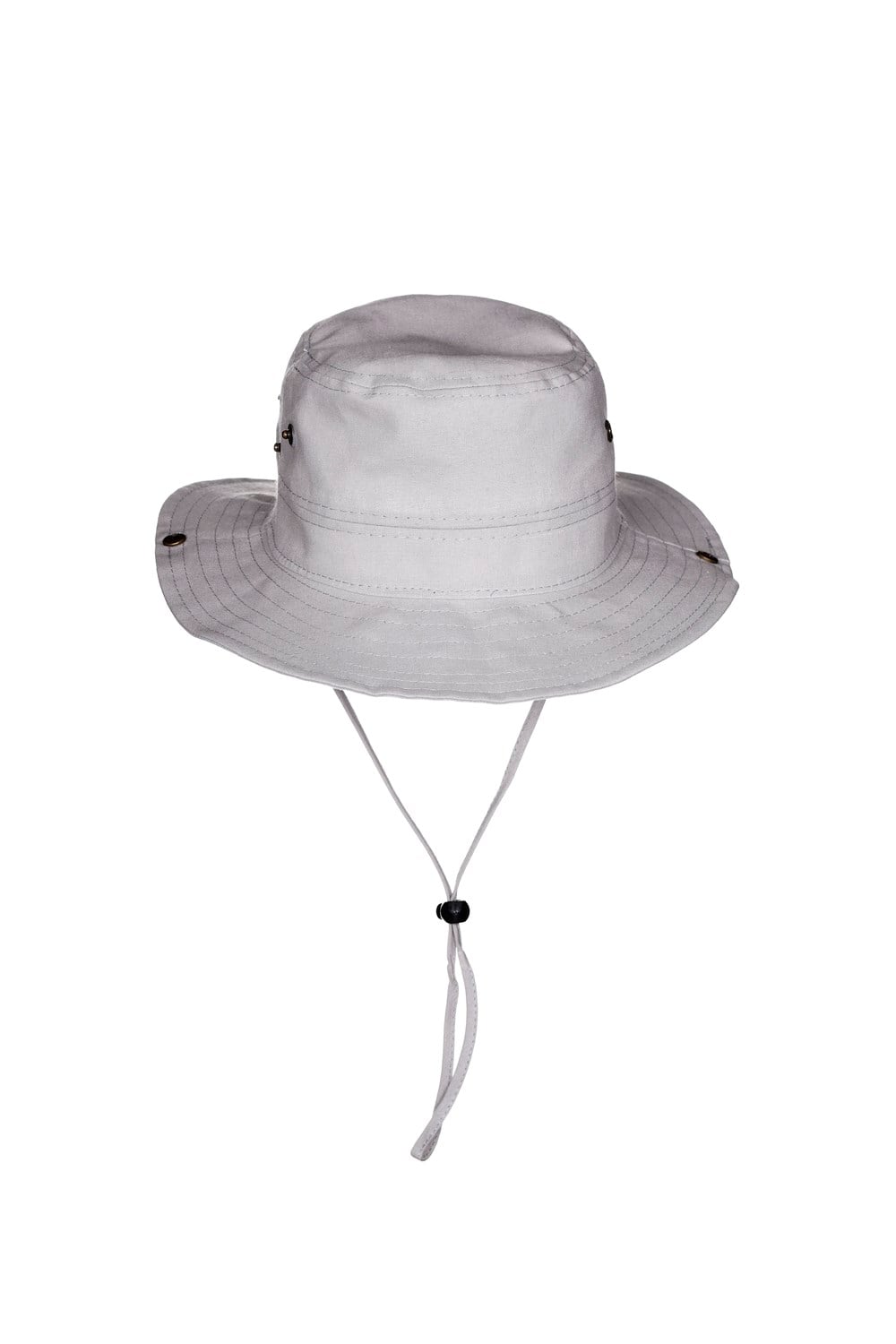  Fonem Unisex Yanları Çıtçıtlı Katlanabilen %100 Pamuk Safari Şapka Fo 7069 Gri