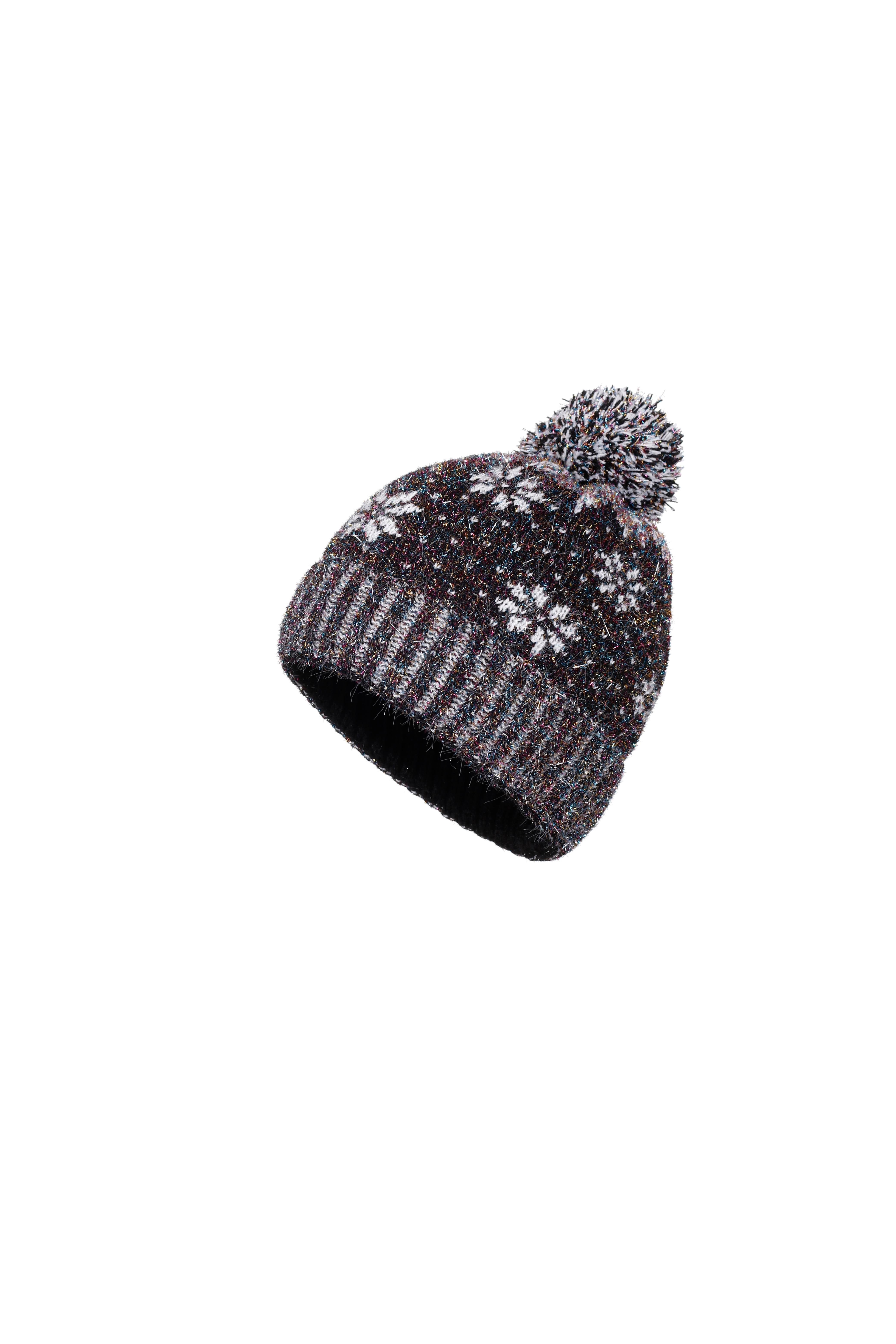 Fonem Unisex Simli Kar Desenli Bere FO 2713