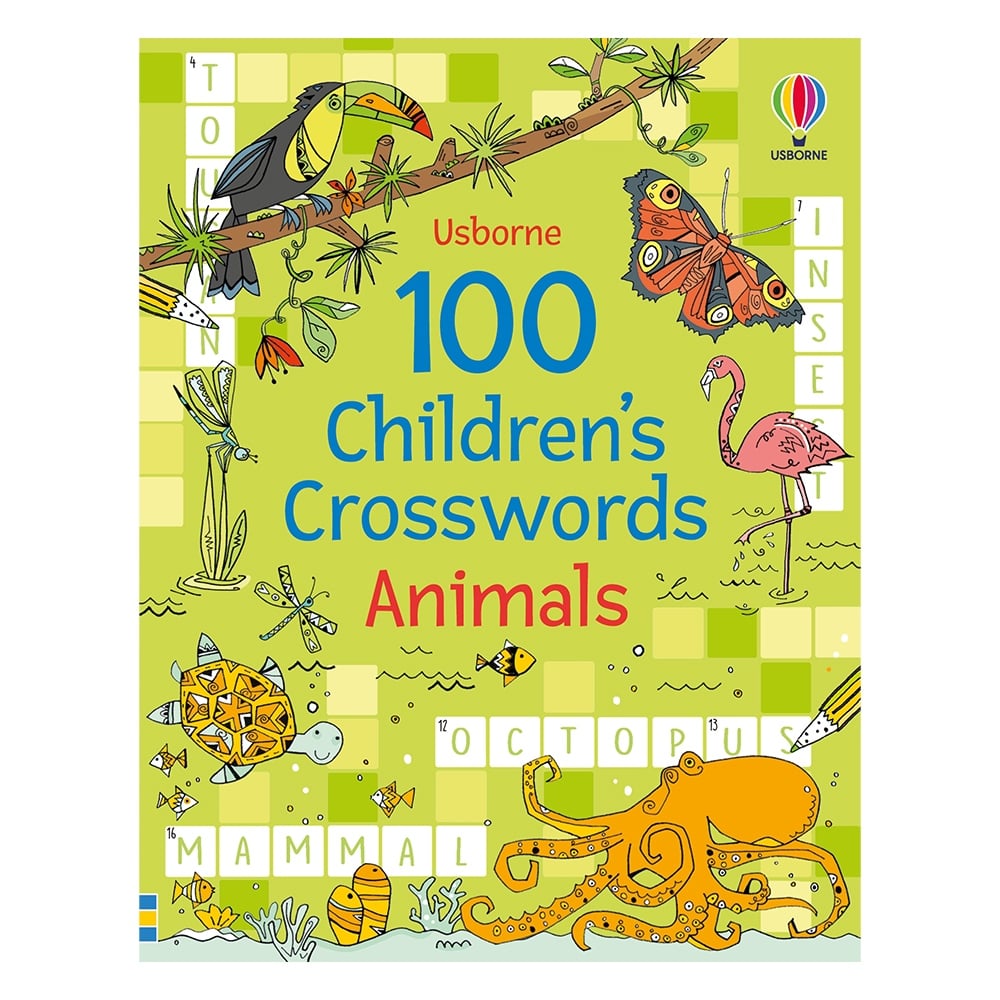 100 CHILDREN'S CROSSWORDS: ANIMALS Çocuk Kitapları Uzmanı - Children's Books Expert