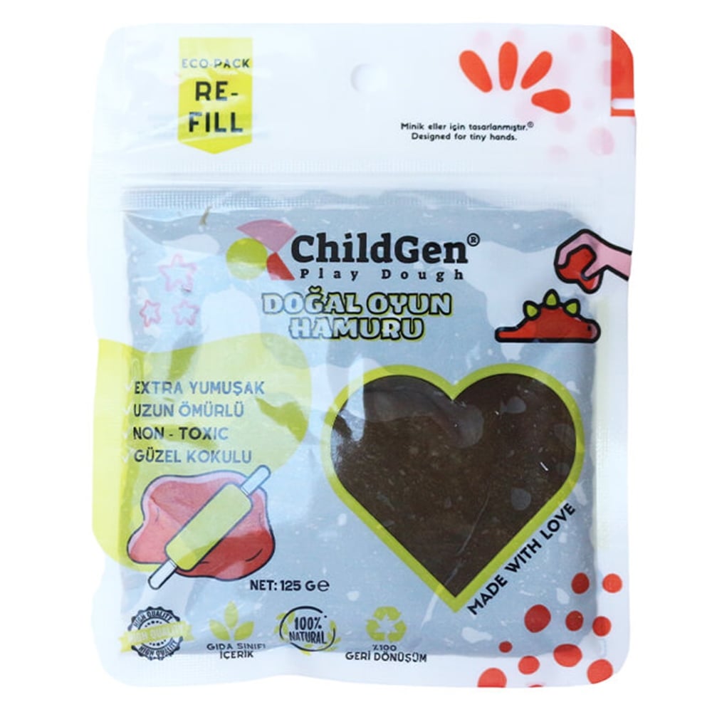 125 GR KAHVERENGİ KARTUŞ OYUN HAMURU Çocuk Kitapları Uzmanı - Children's Books Expert