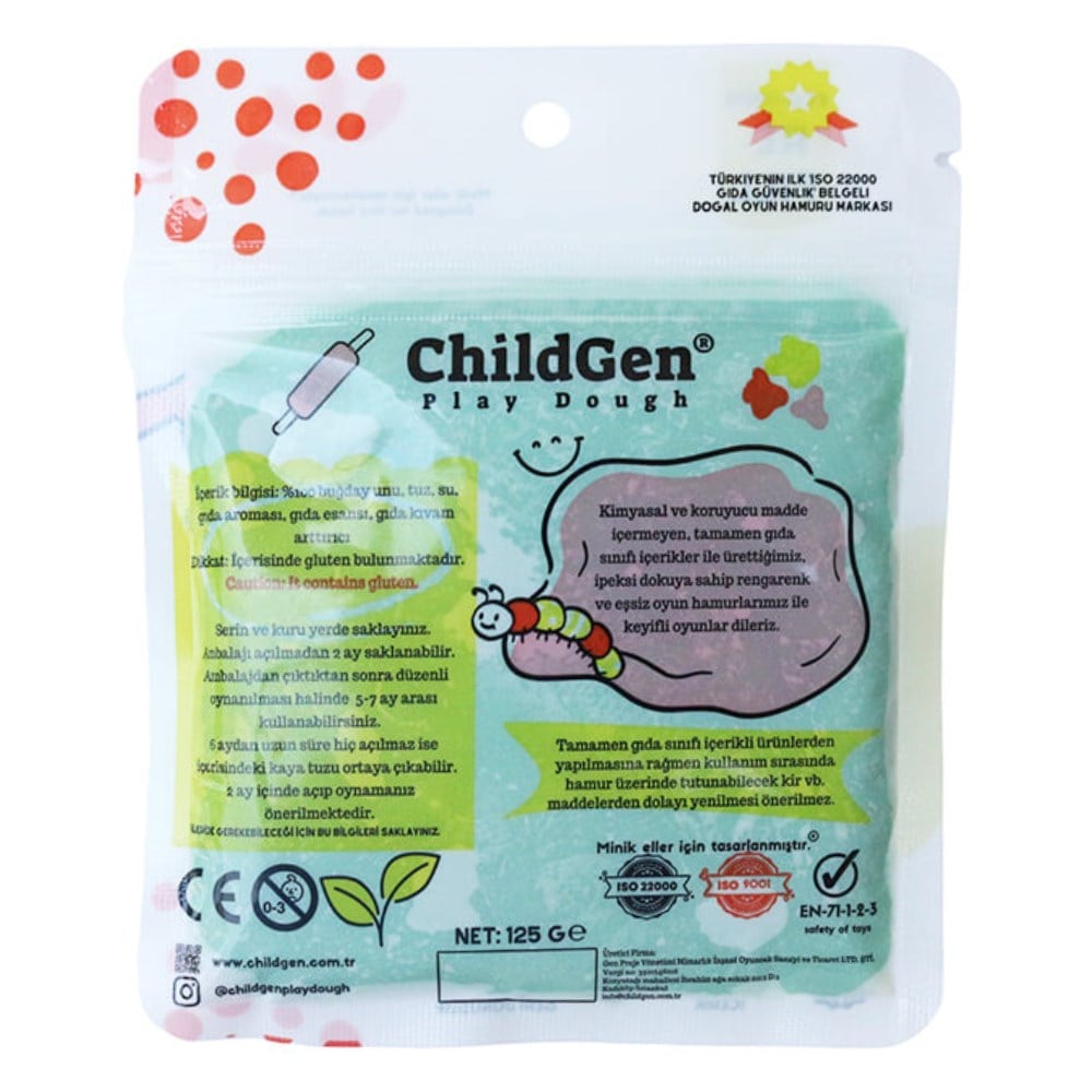 125 GR YEŞİL KARTUŞ OYUN HAMURU Çocuk Kitapları Uzmanı - Children's Books Expert