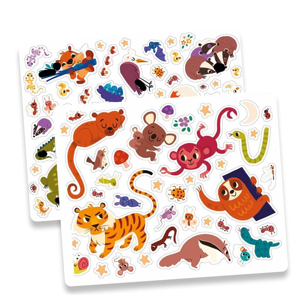 200 Fosforlu Sticker Seti – Poster + 10 Yıldız Çocuk Kitapları Uzmanı - Children's Books Expert