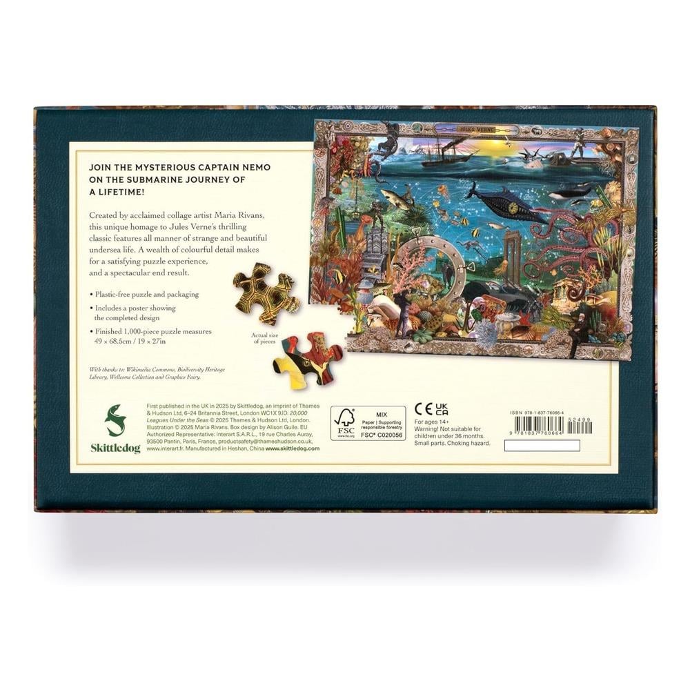 20000 Leagues Under the Seas - 1000 Jigsaw Puzzle Çocuk Kitapları Uzmanı - Children's Books Expert