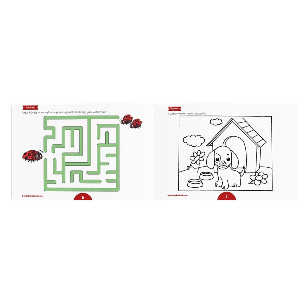 3 YAŞ ETKİNLİK SETİ Çocuk Kitapları Uzmanı - Children's Books Expert