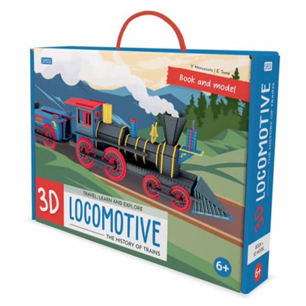 3D LOCOMOTIVE - BOOK AND 3D MODEL Çocuk Kitapları Uzmanı - Children's Books Expert