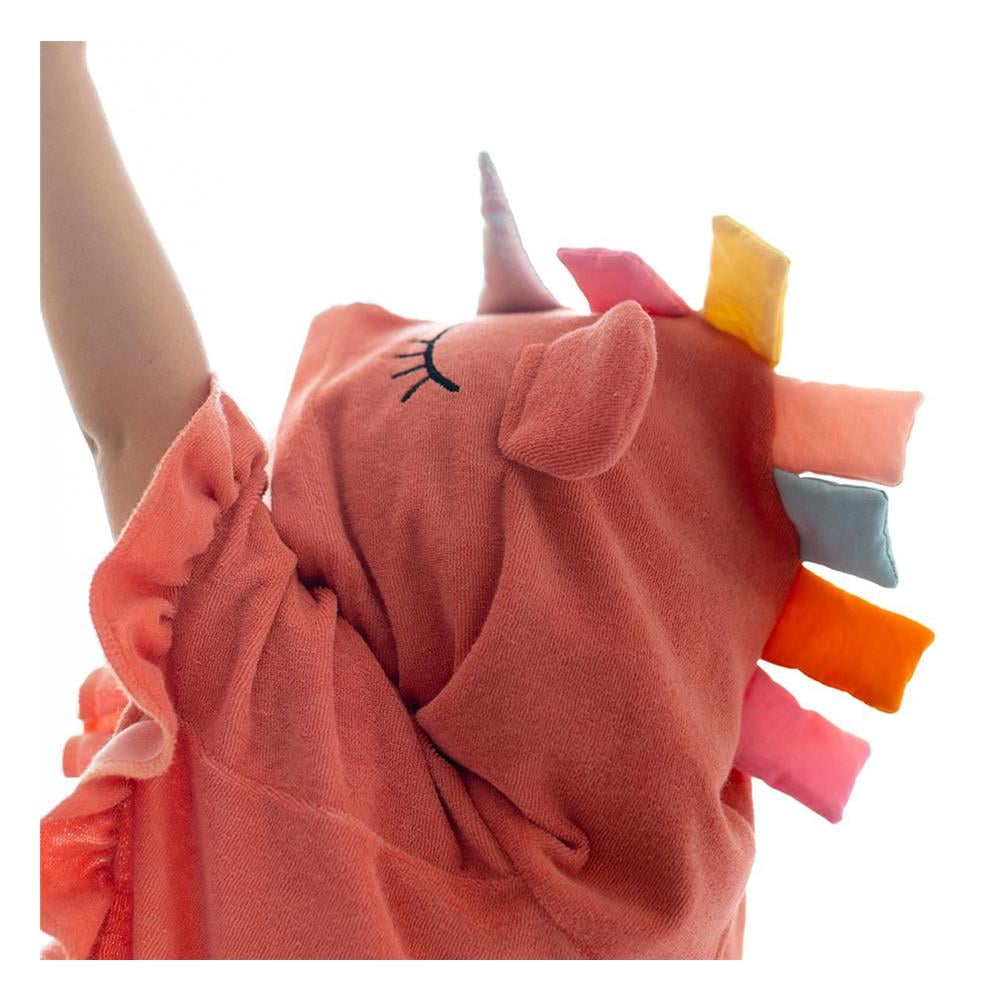 3D NAKIŞLI İNCE HAVLU PANÇO UNICORN 1-2 YAŞ Çocuk Kitapları Uzmanı - Children's Books Expert