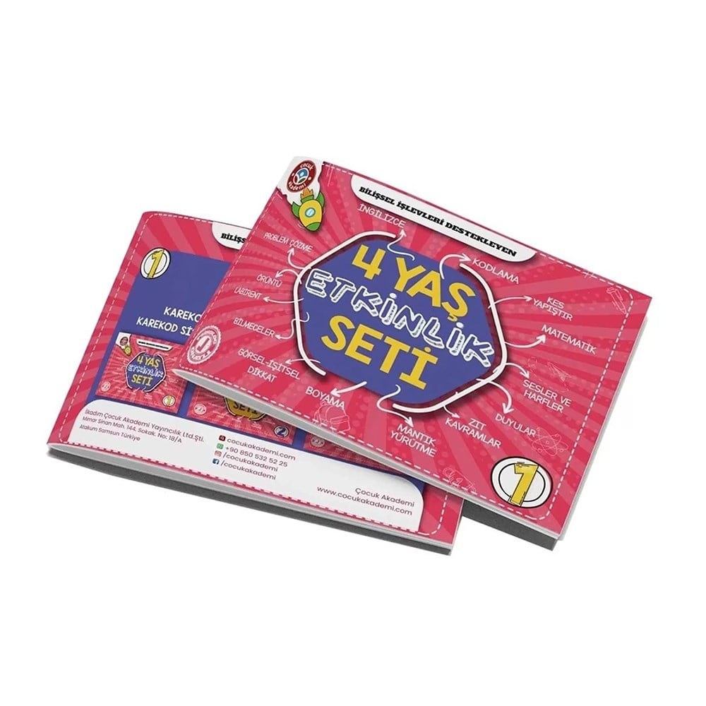 4 YAŞ ETKİNLİK SETİ Çocuk Kitapları Uzmanı - Children's Books Expert