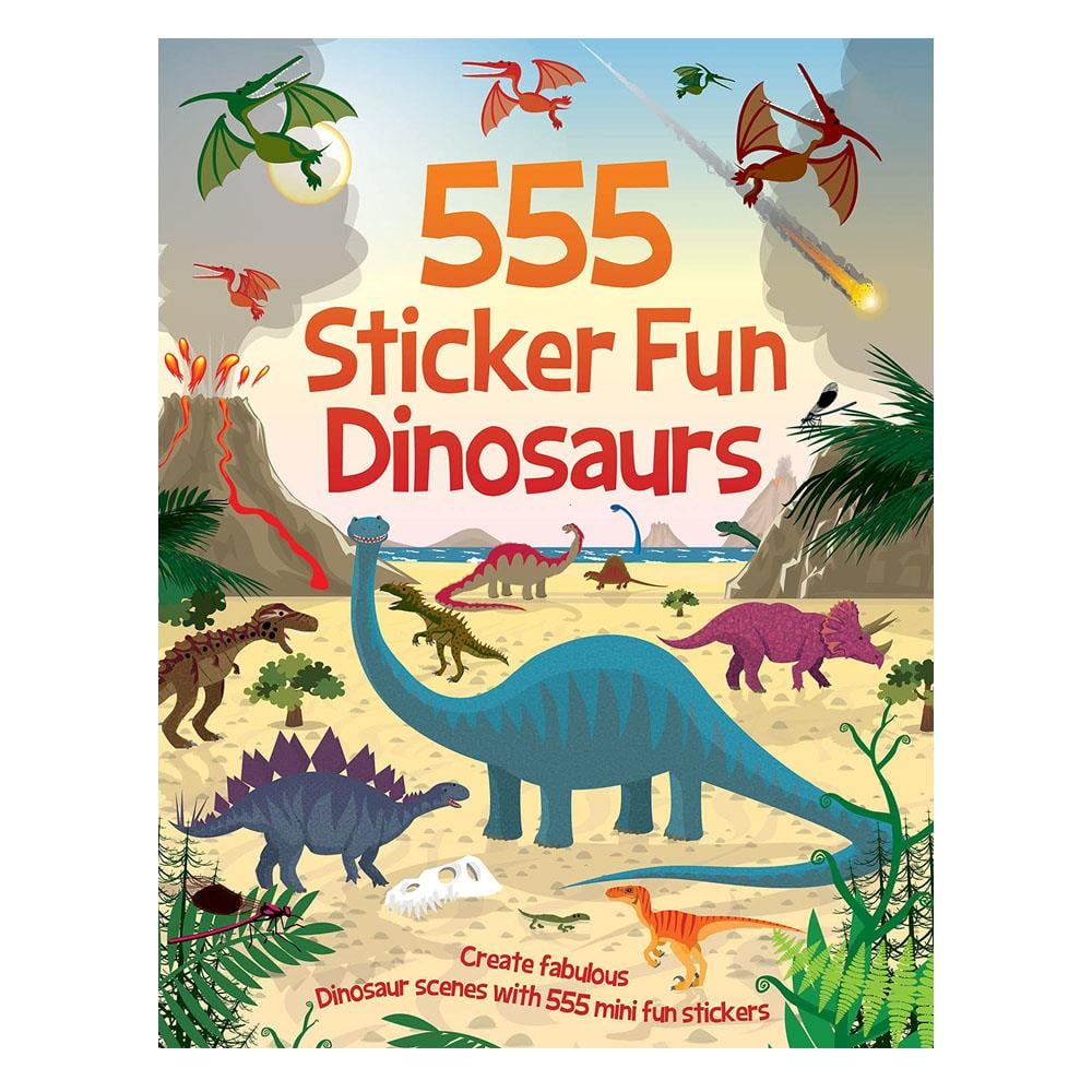 555 Sticker Fun - Dinosaurs Çocuk Kitapları Uzmanı - Children's Books Expert