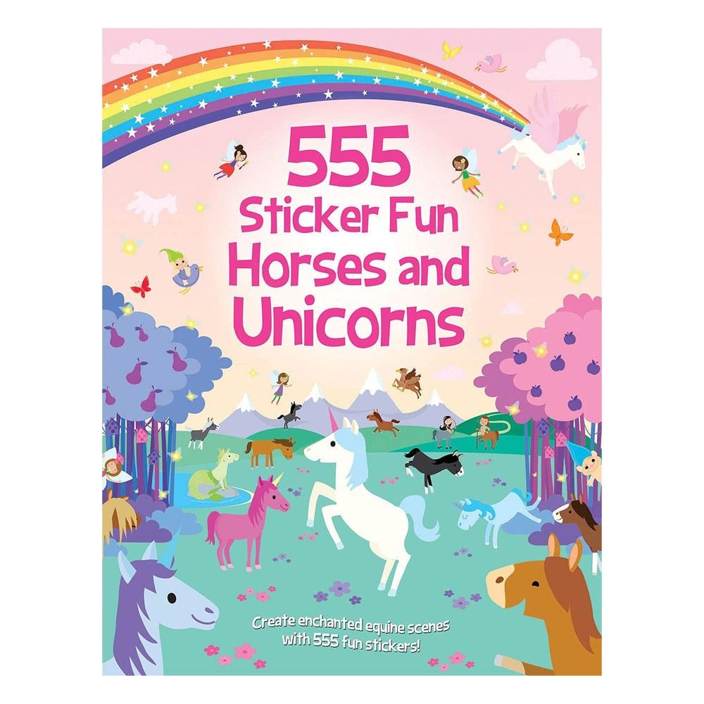 555 Sticker Fun - Horses and Unicorns Çocuk Kitapları Uzmanı - Children's Books Expert