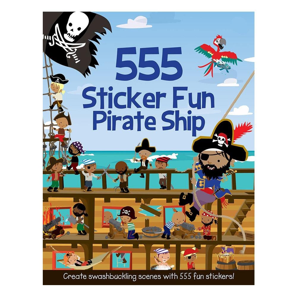 555 Sticker Fun - Pirate Ship Çocuk Kitapları Uzmanı - Children's Books Expert