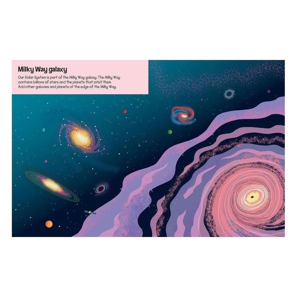 555 Sticker Fun - Space Çocuk Kitapları Uzmanı - Children's Books Expert