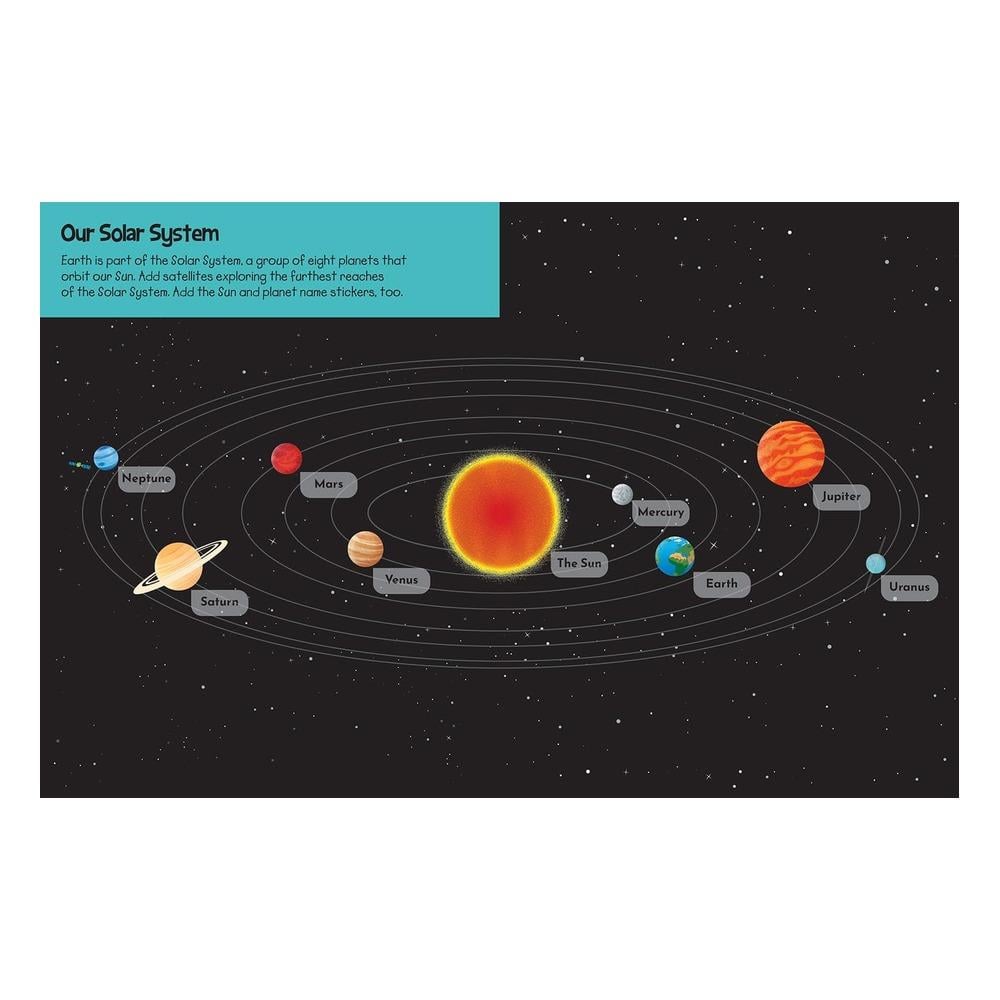 555 Sticker Fun - Space Çocuk Kitapları Uzmanı - Children's Books Expert