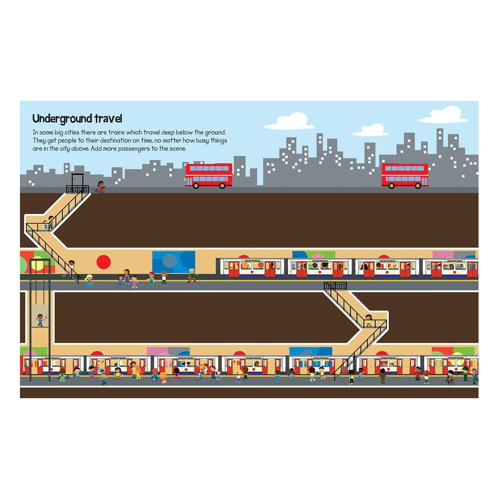 555 Sticker Fun Trains Çocuk Kitapları Uzmanı - Children's Books Expert